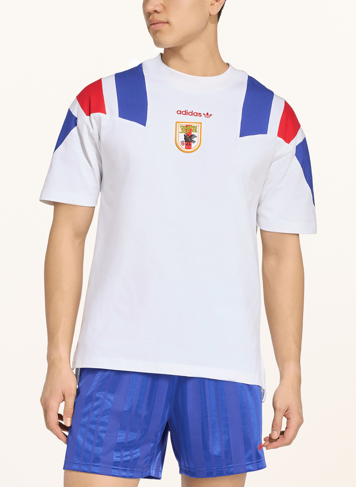 adidas T-shirt JAPAN EQT: WIT / ROOD / BLAUW