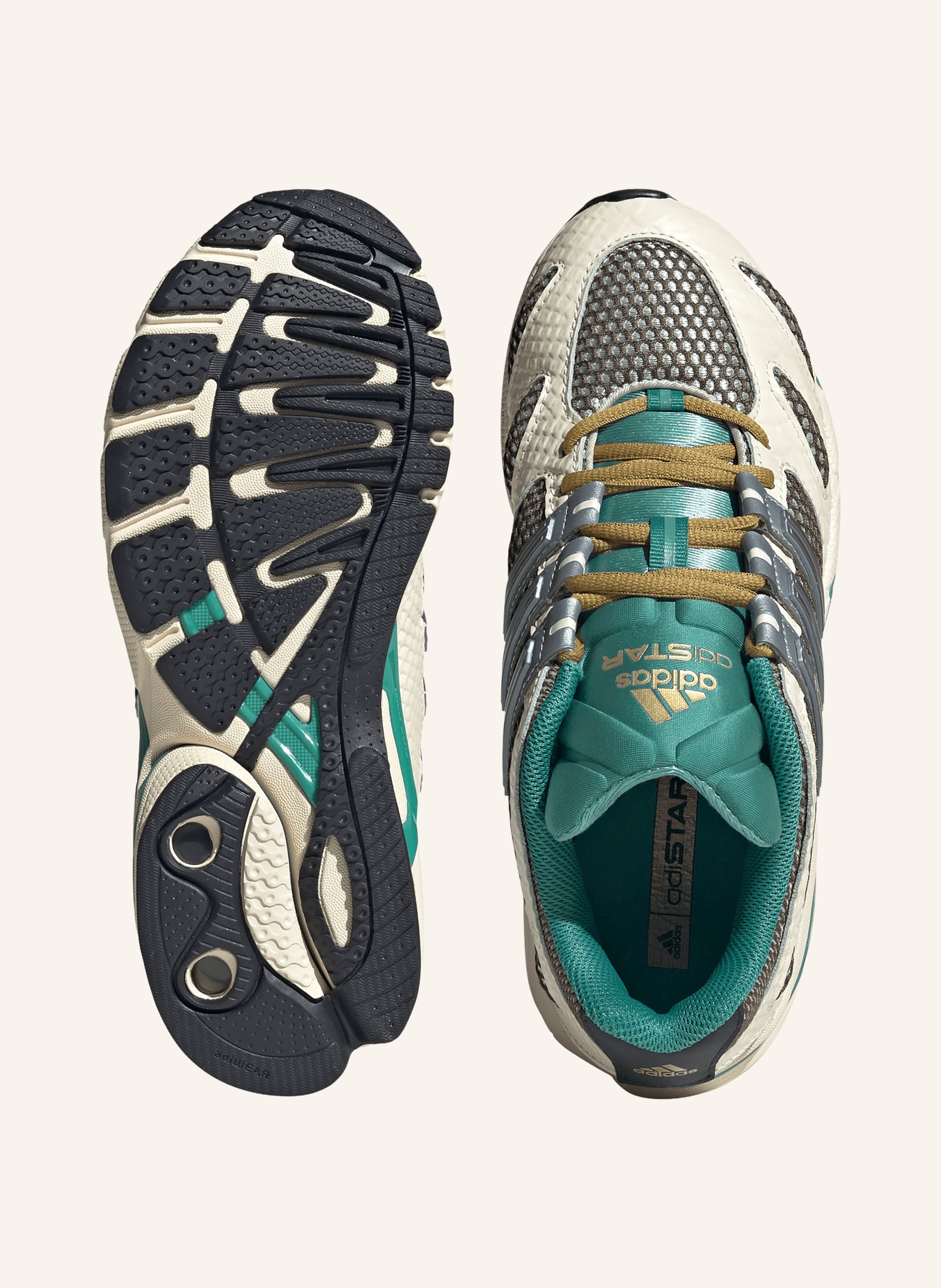 adidas Originals ADISTAR MLD Sneakers: BROWN / CREAM / GREEN