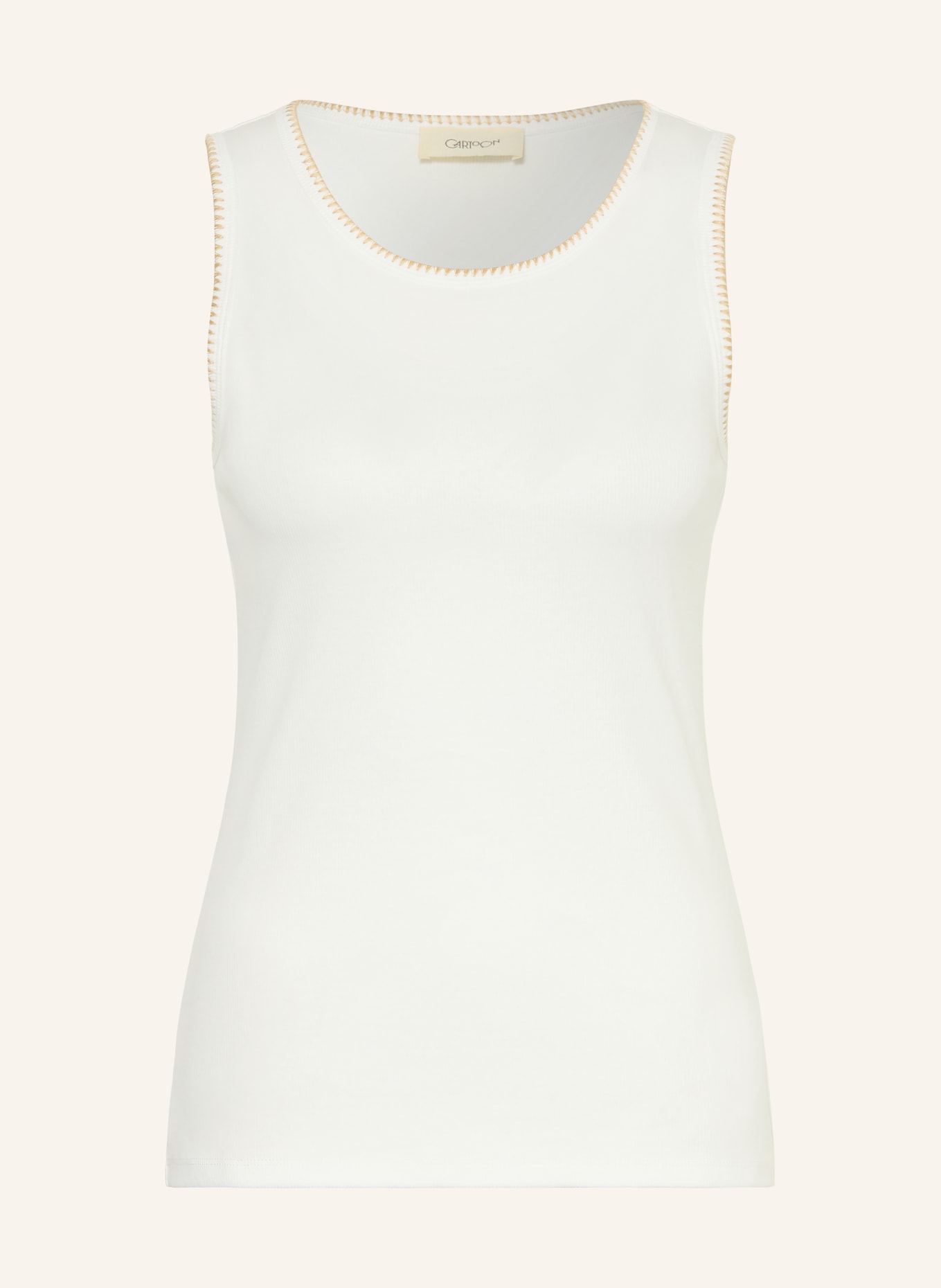 CARTOON Top: ECRU / BEIGE