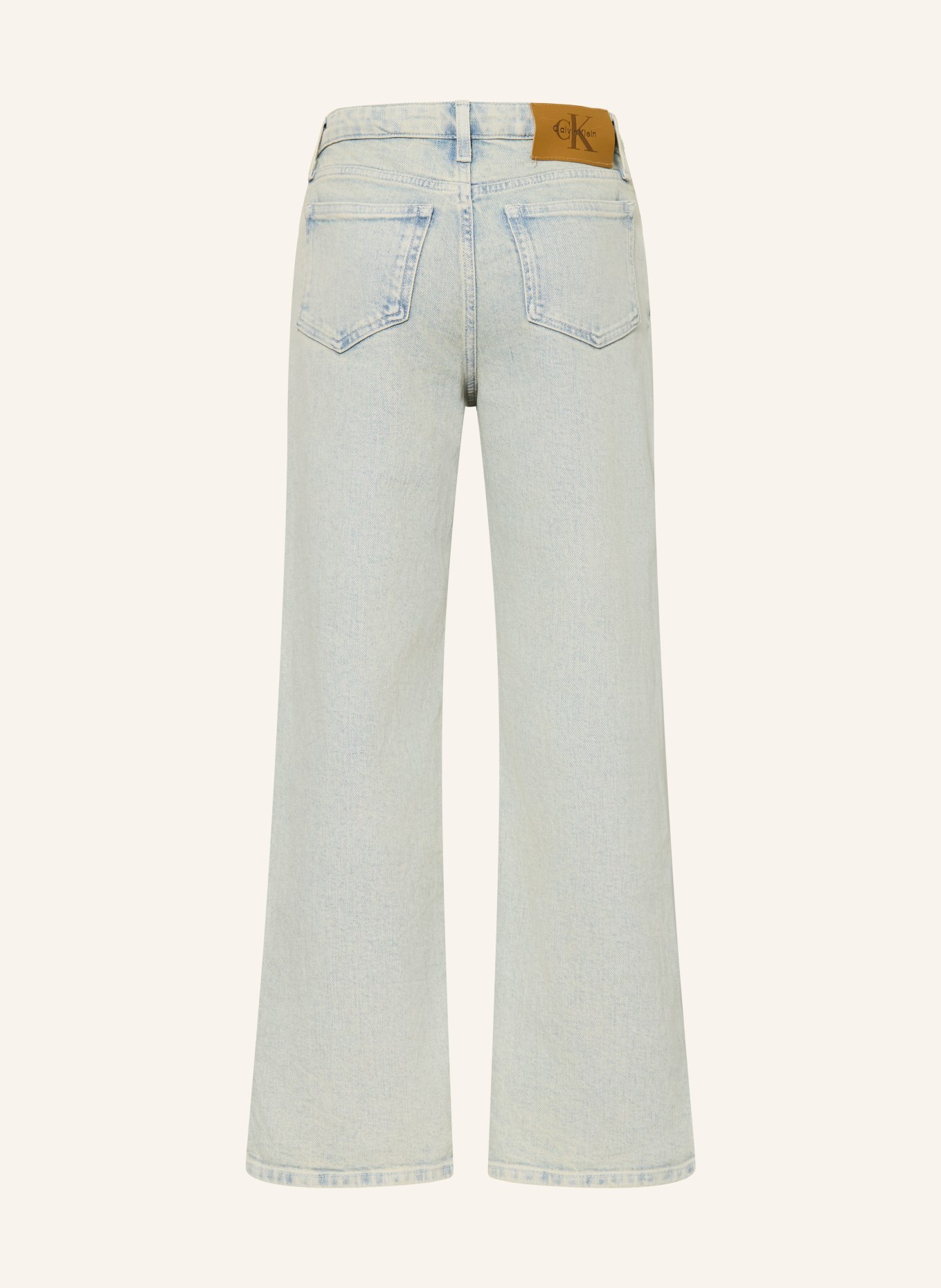Calvin Klein SKATER Wide Fit Jeans: 1AA Bleachout Wash