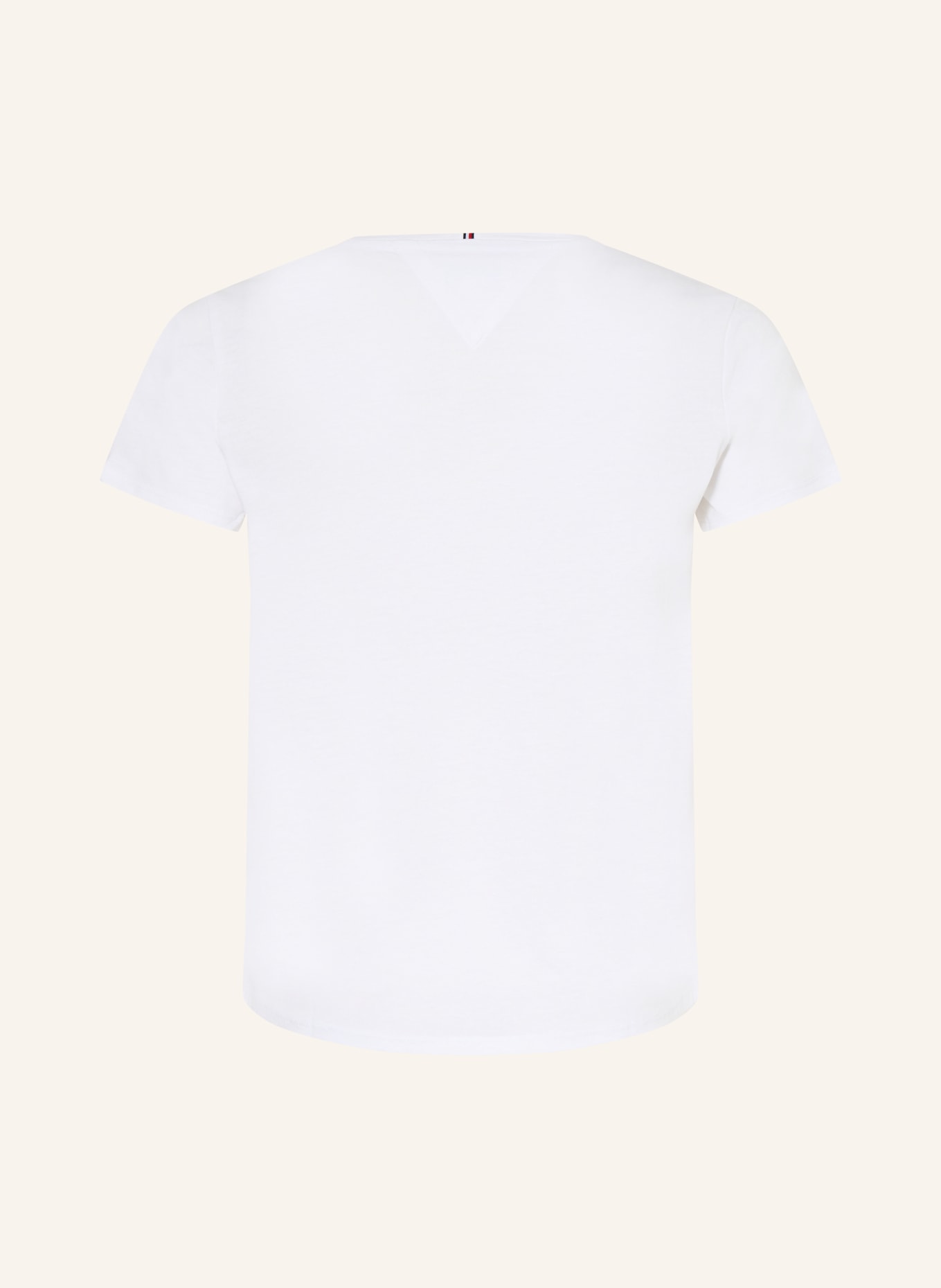 TOMMY HILFIGER T-shirt: BLANC / ROUGE