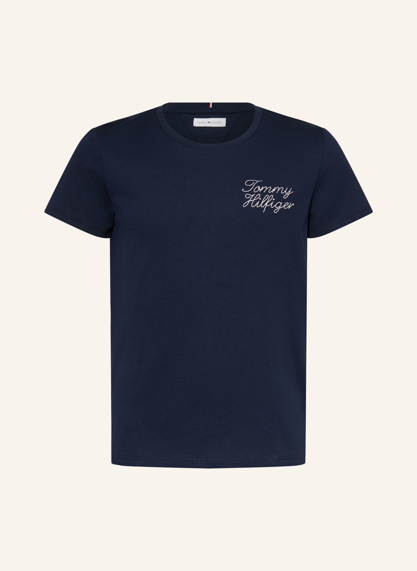 TOMMY HILFIGER T-shirt: BLEU FONCÉ