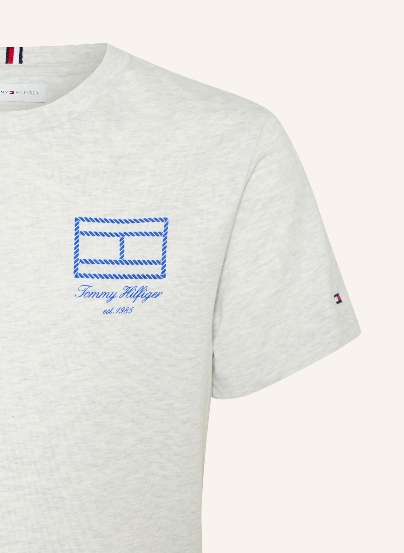 TOMMY HILFIGER T-shirt: LIGHT GRAY