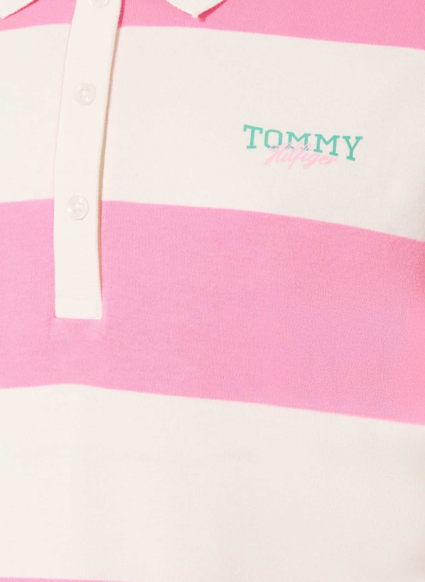 TOMMY HILFIGER Polo de rugby: BLANC / ROSE