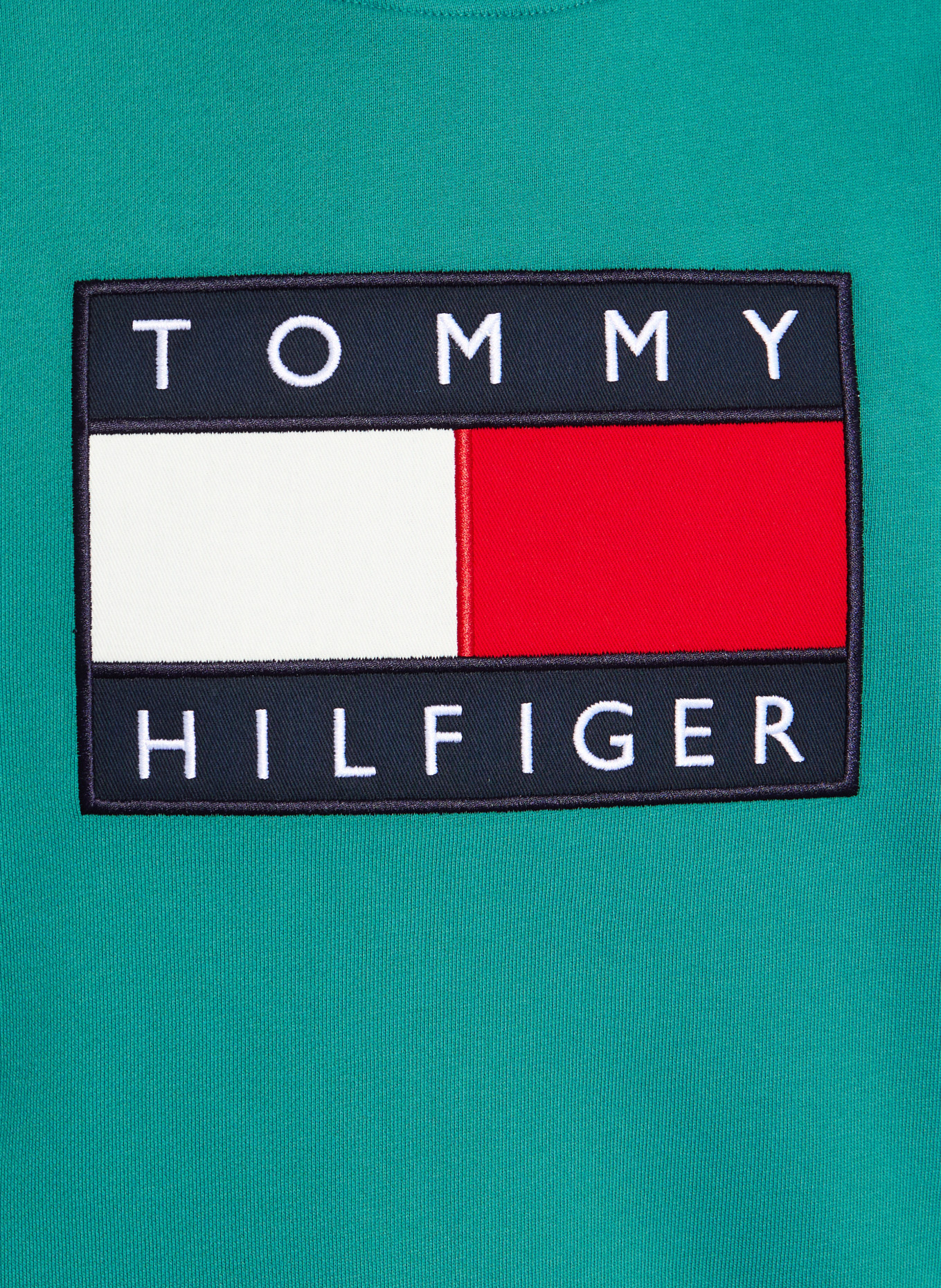 TOMMY HILFIGER Sweatshirt: PETROL