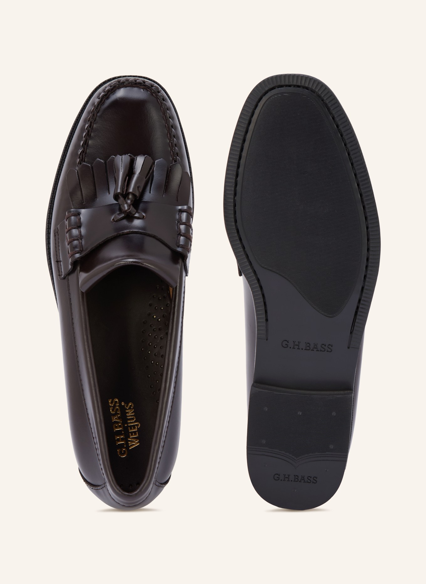 G.H.Bass Mocassins EASY WEEJUN: MARRON FONCÉ