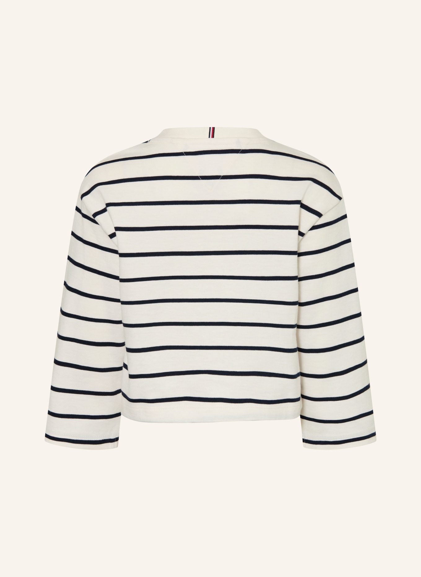 TOMMY HILFIGER Koszulka z długim rękawem: BIAŁY / CZERWONY / GRANATOWY