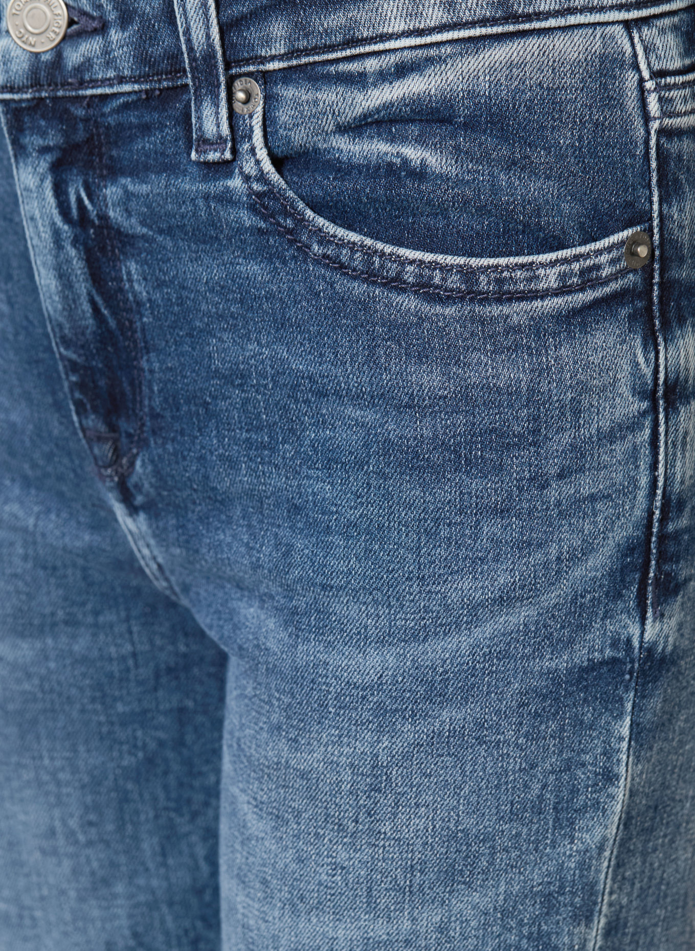 TOMMY HILFIGER Jean évasé: 1A4 Denim Medium 01 str