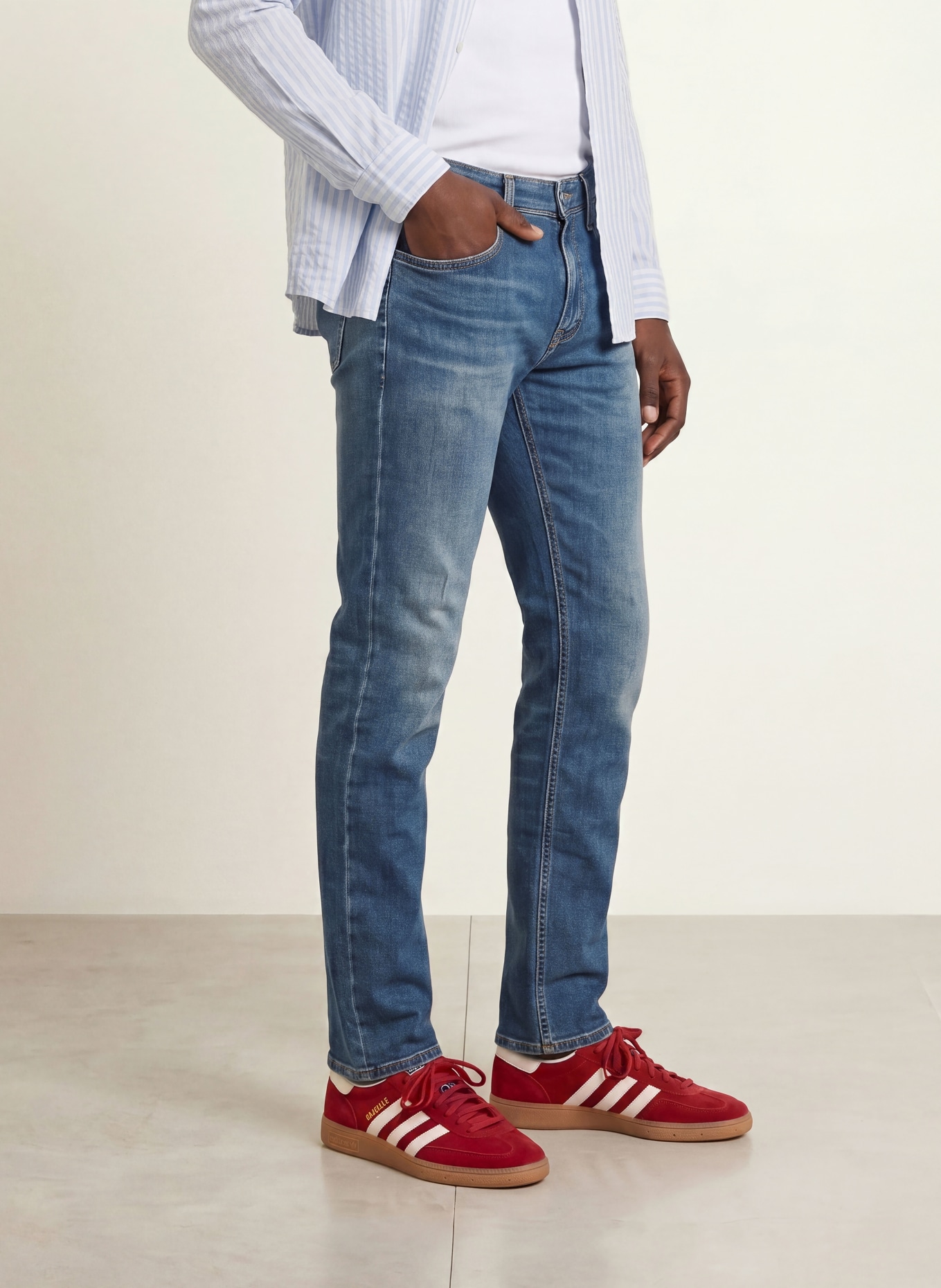 TOMMY JEANS Jean SCANTON coupe slim: 1DA Denim Grey 01