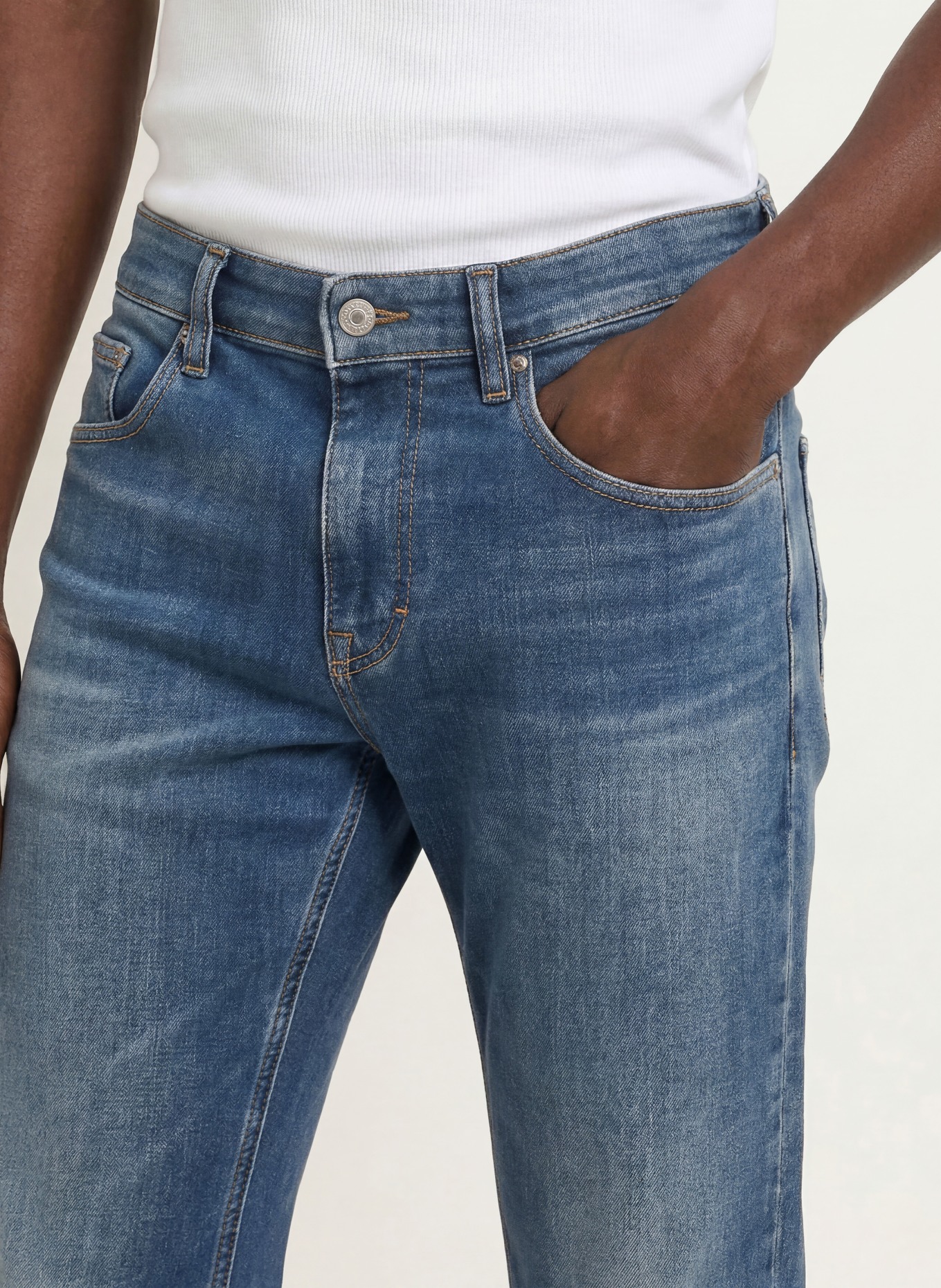TOMMY JEANS Jean SCANTON coupe slim: 1DA Denim Grey 01