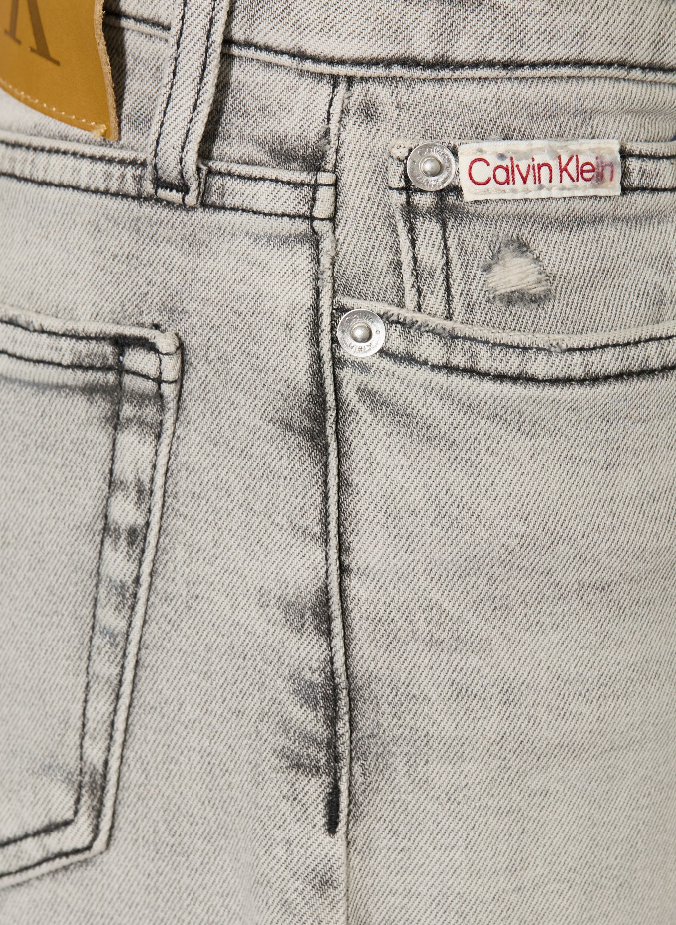 Calvin Klein Barrel Fit Jeans: 1BY Stone Grey Wash
