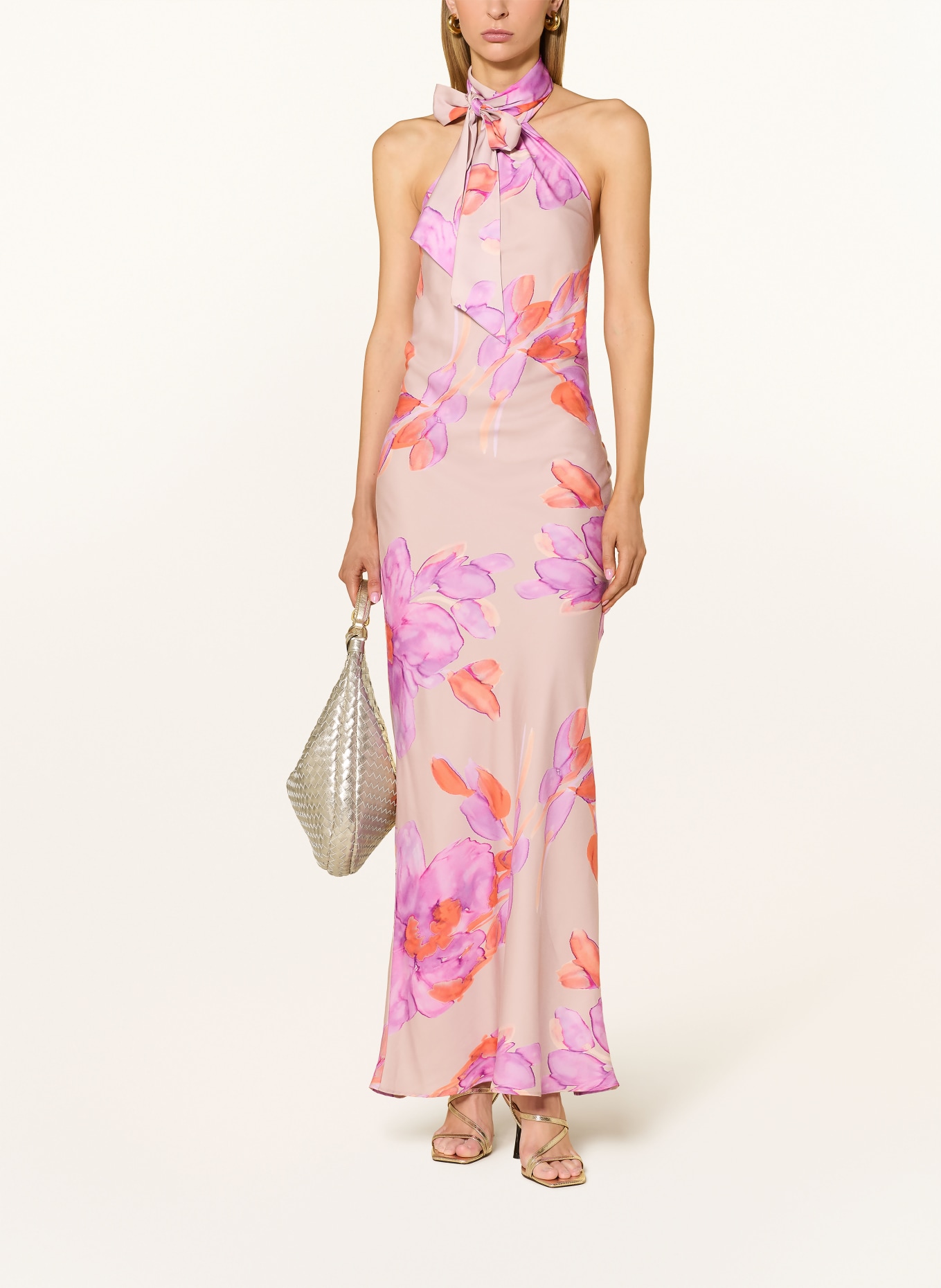 SWING Abendkleid: HELLROSA / HELLLILA / ORANGE