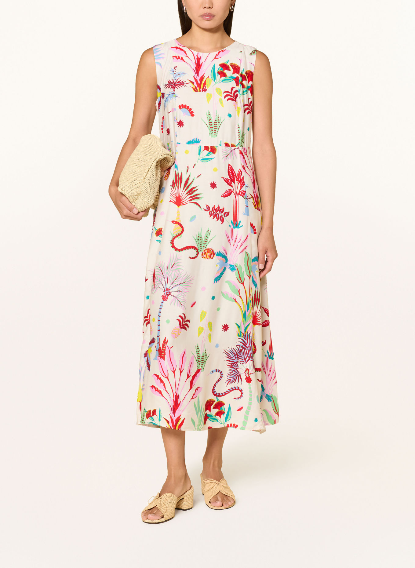 MILANO ITALY Robe: CRÈME / ROUGE FONCÉ / BLEU CLAIR