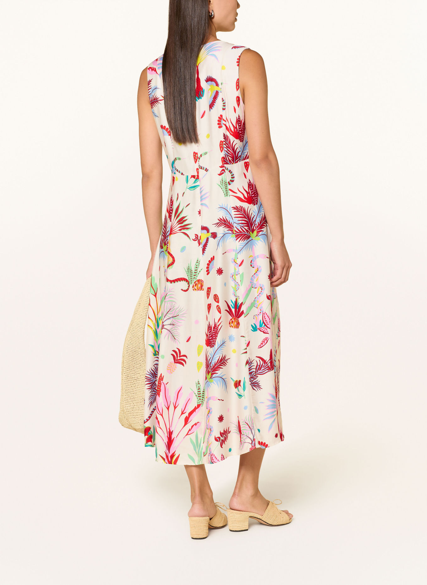 MILANO ITALY Robe: CRÈME / ROUGE FONCÉ / BLEU CLAIR