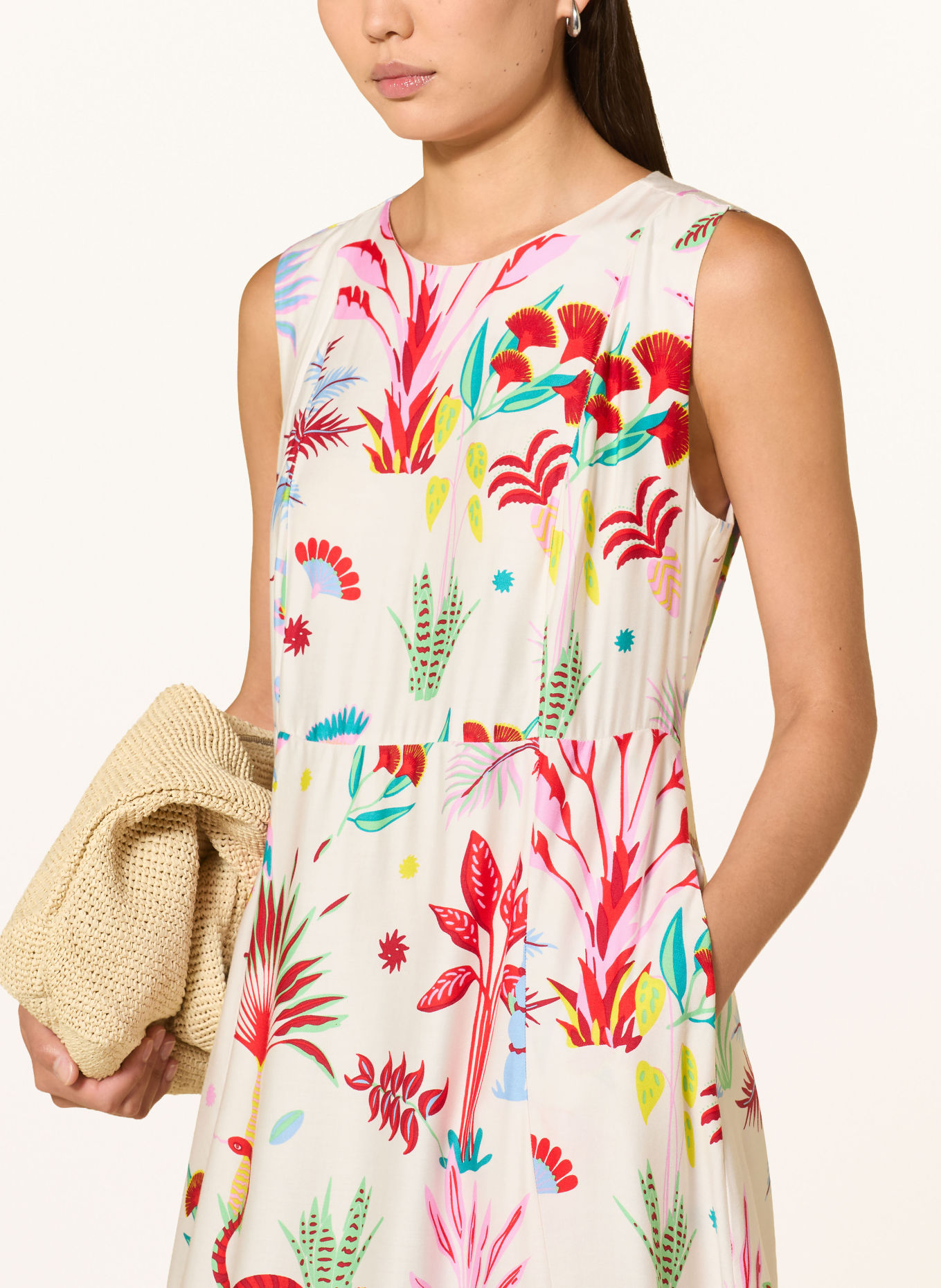 MILANO ITALY Robe: CRÈME / ROUGE FONCÉ / BLEU CLAIR