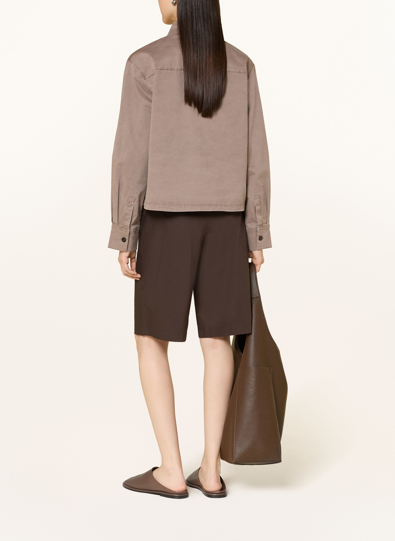 Marc O'Polo Overshirt: HELLBRAUN