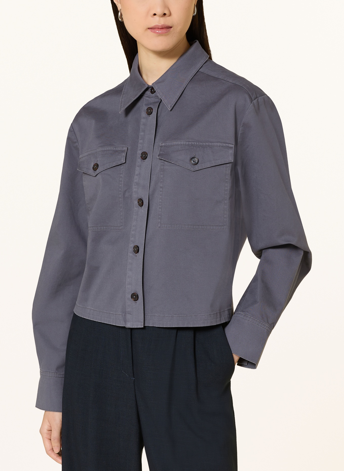 Marc O'Polo Overshirt: BLAUGRAU
