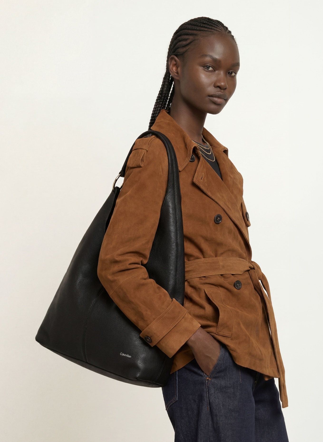 Calvin Klein Schoudertas: ZWART