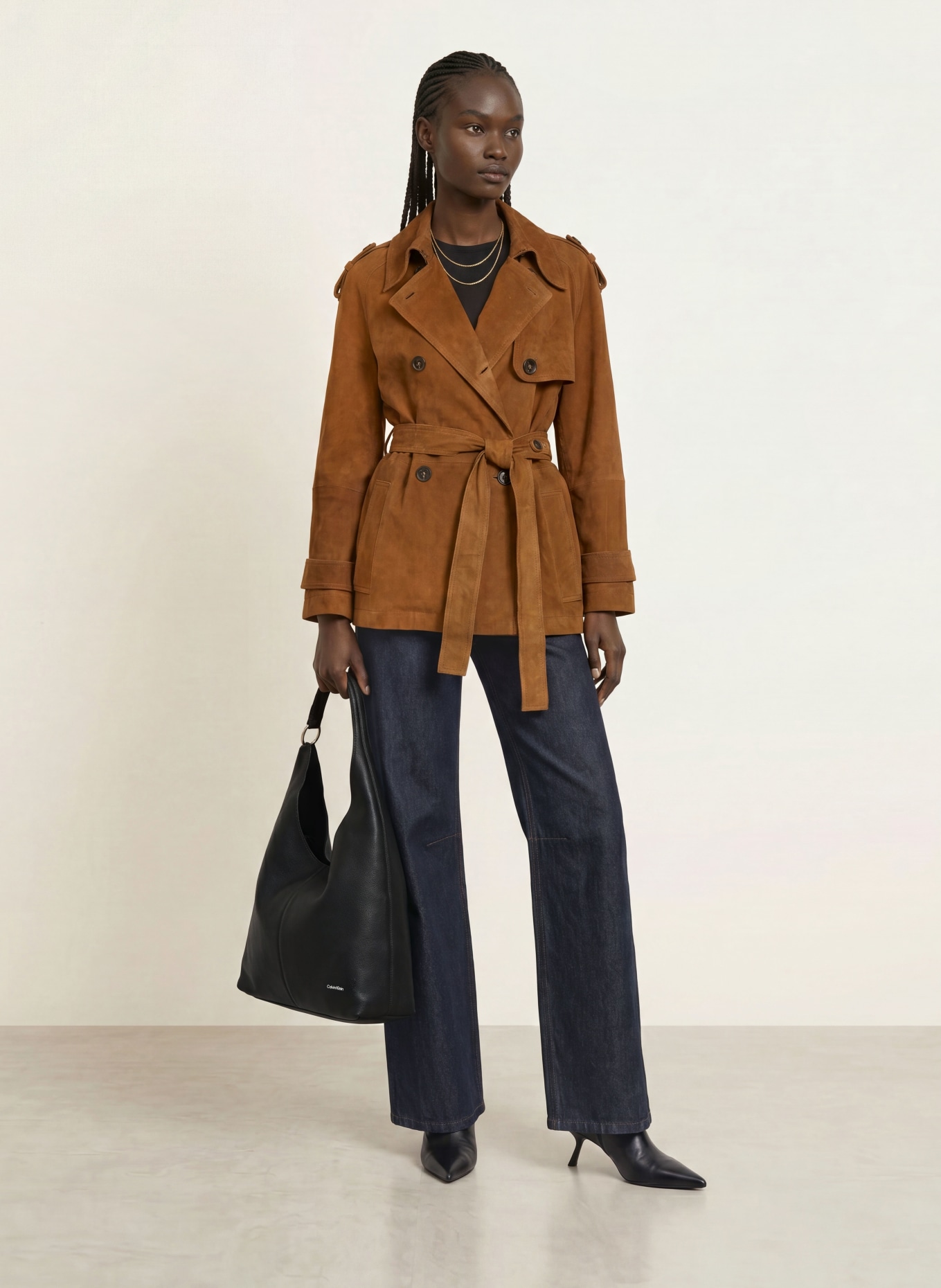 Calvin Klein Schoudertas: ZWART