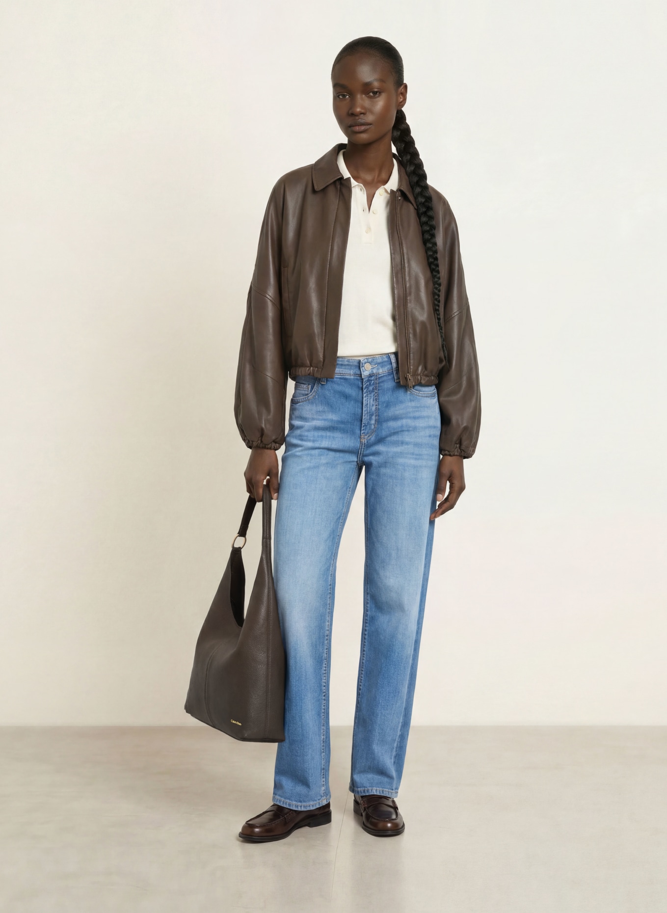 Calvin Klein Shoulder bag: DARK BROWN