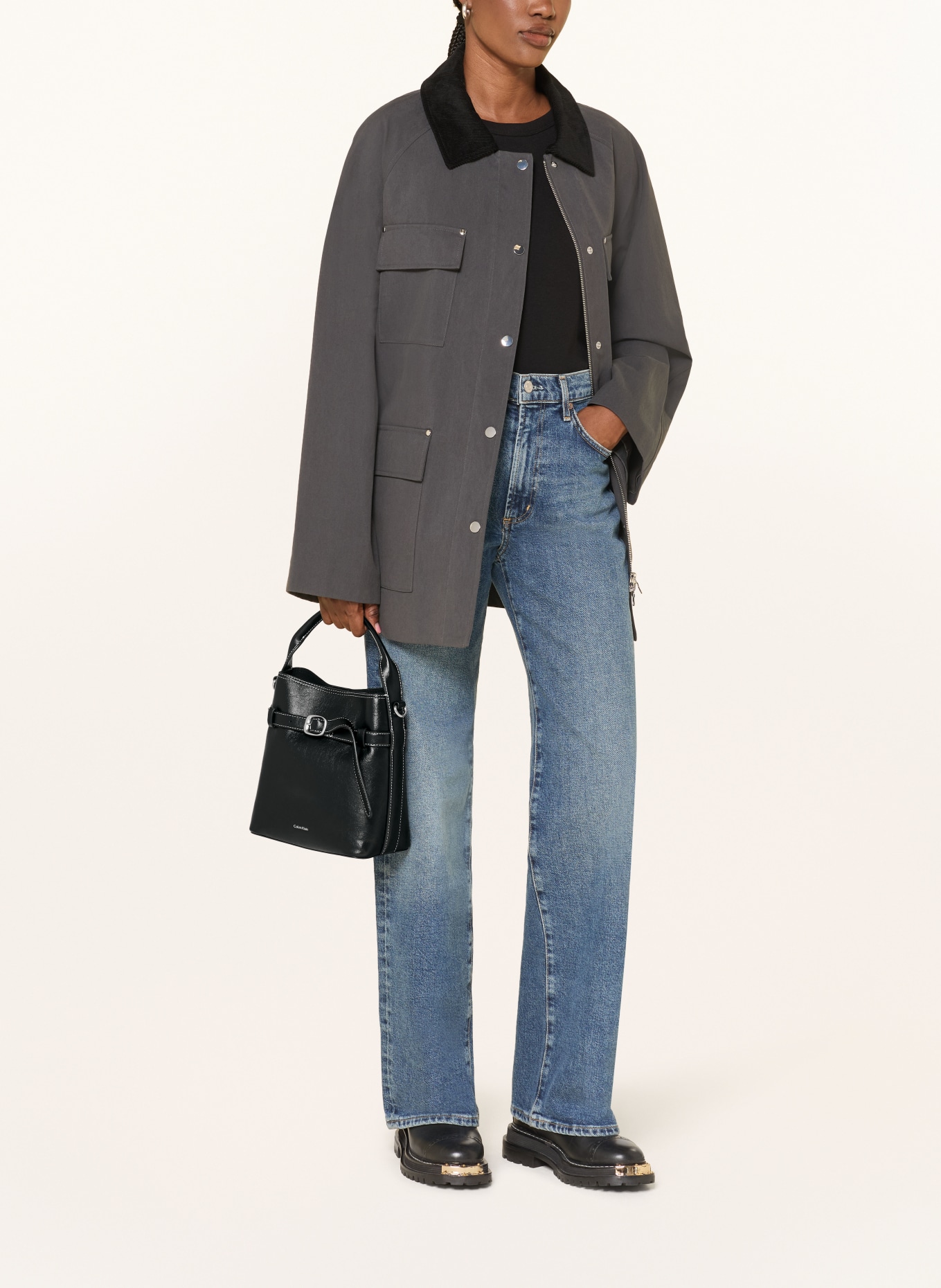 Calvin Klein Beuteltasche: SCHWARZ