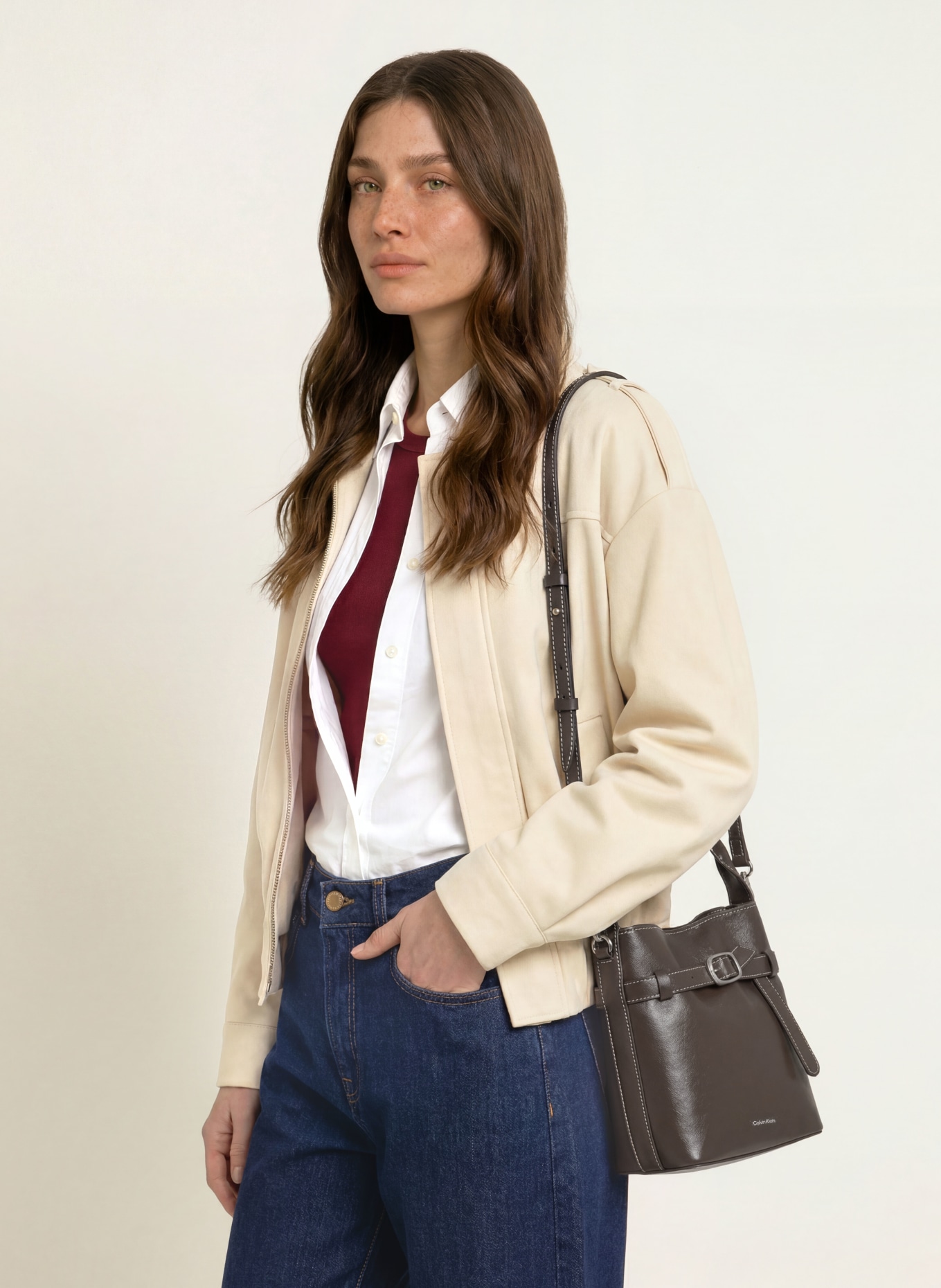 Calvin Klein Sac seau: MARRON FONCÉ