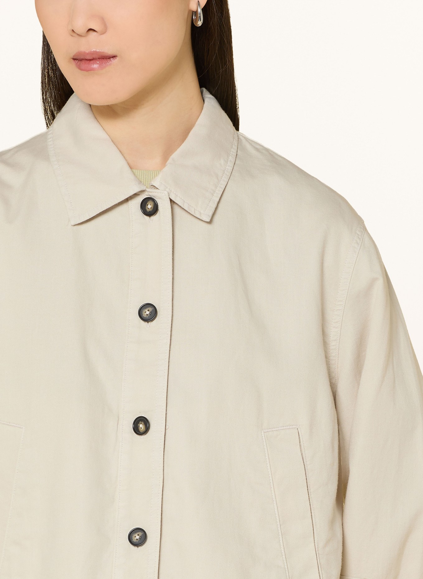 Marc O'Polo Overshirt: ECRU