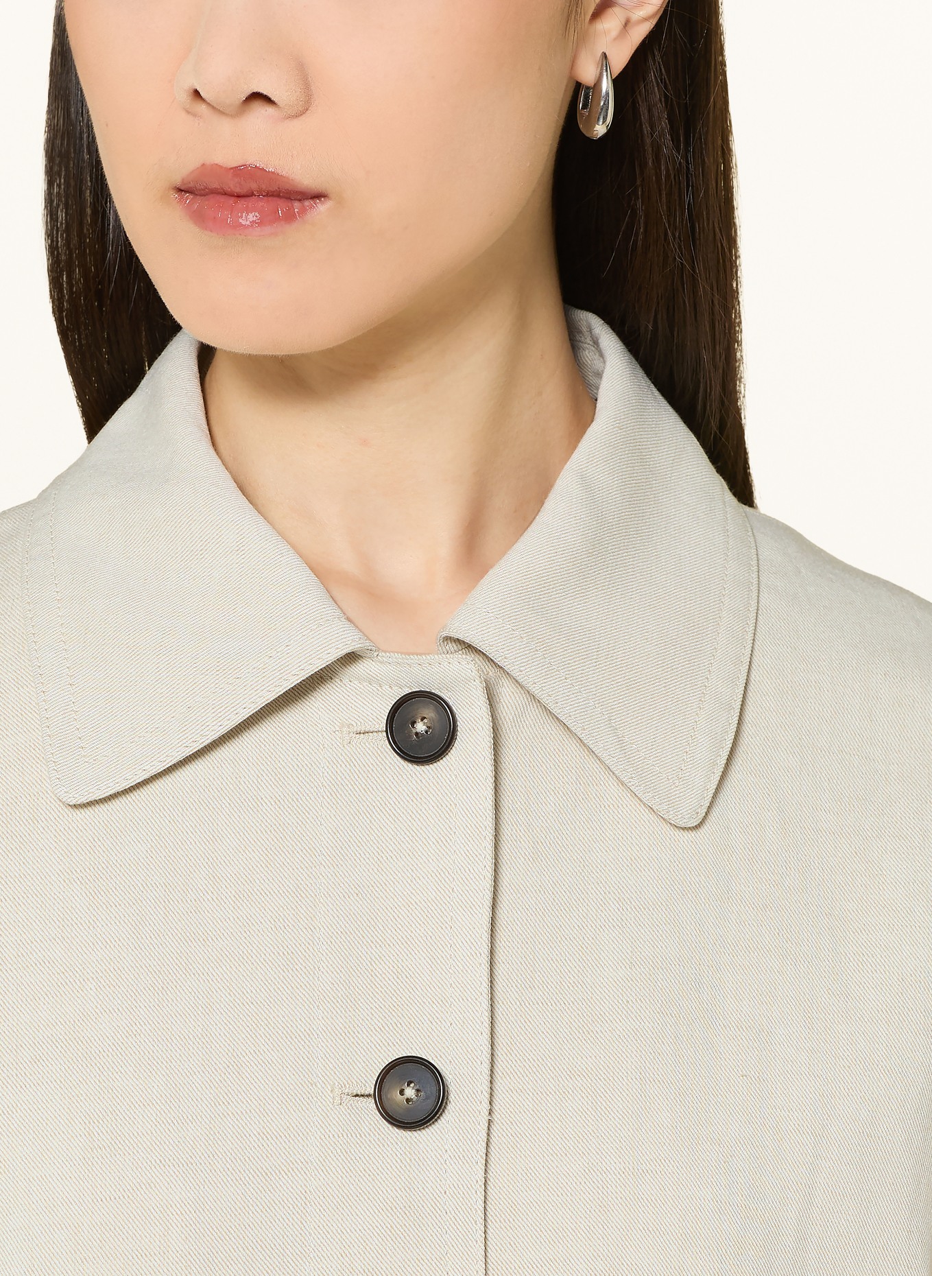 Marc O'Polo Linen overshirt: ECRU