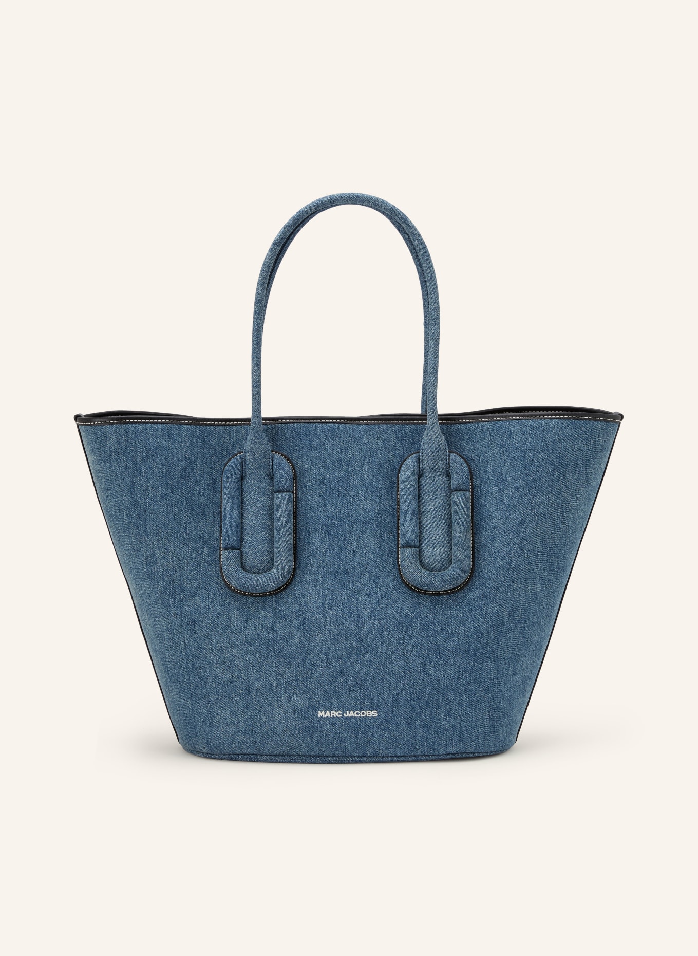 MARC JACOBS Shopper THE BASKET DENIM: BLAU