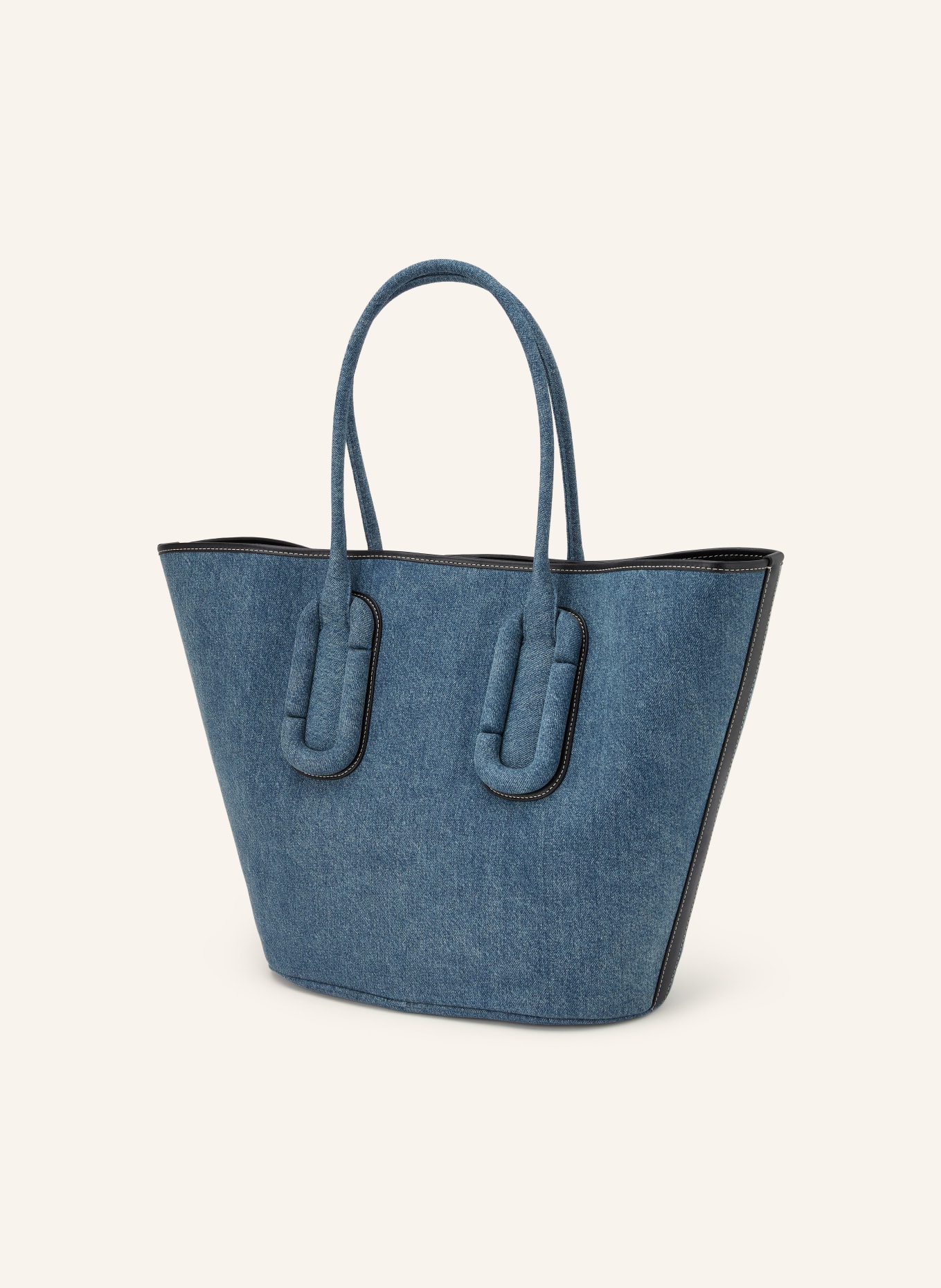 MARC JACOBS Shopper THE BASKET DENIM: BLAU