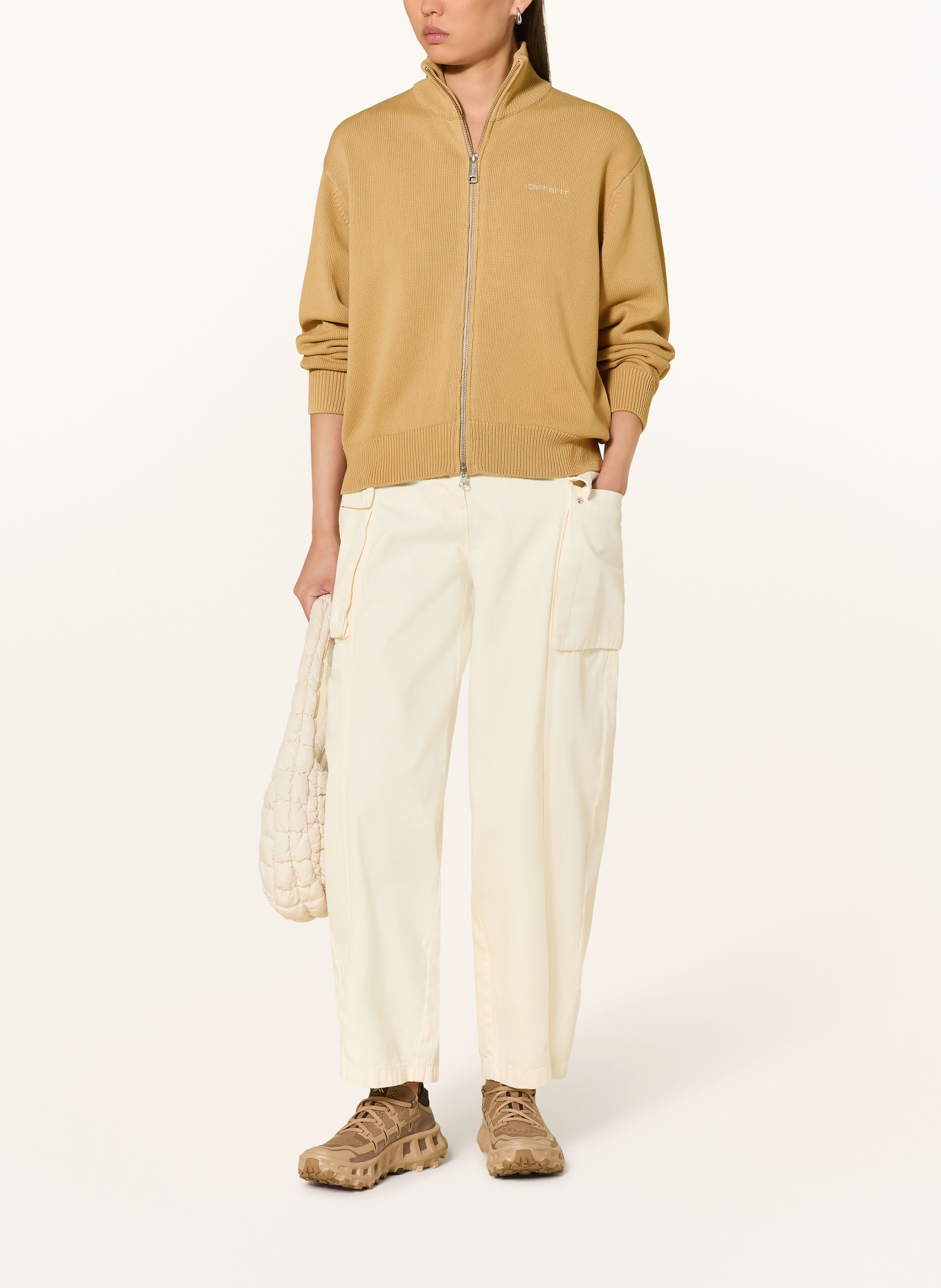 carhartt WIP Kardigan KORI: JASNOBRĄZOWY