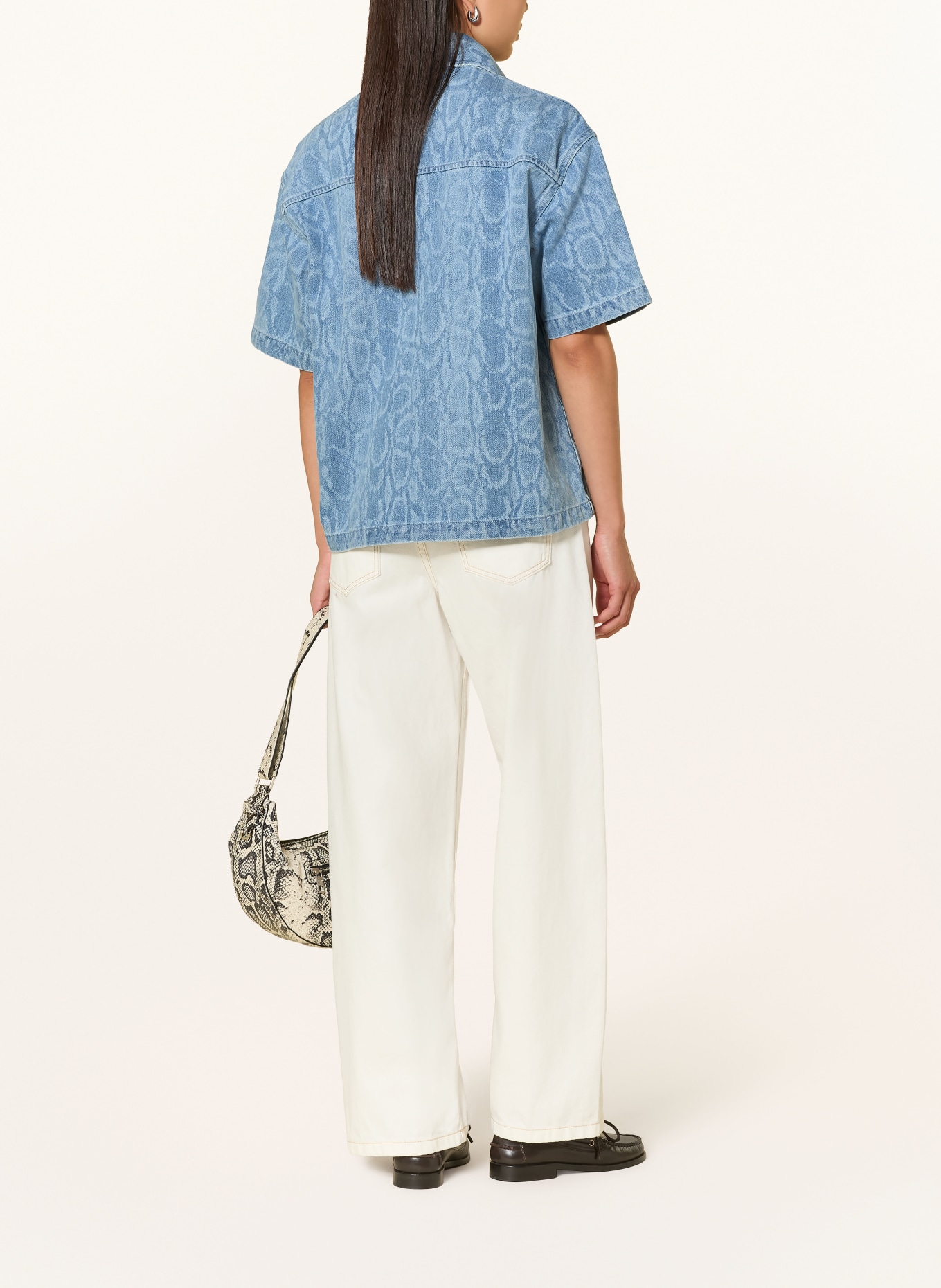 carhartt WIP Jeansbluse LOVILIA: BLAU / HELLBLAU