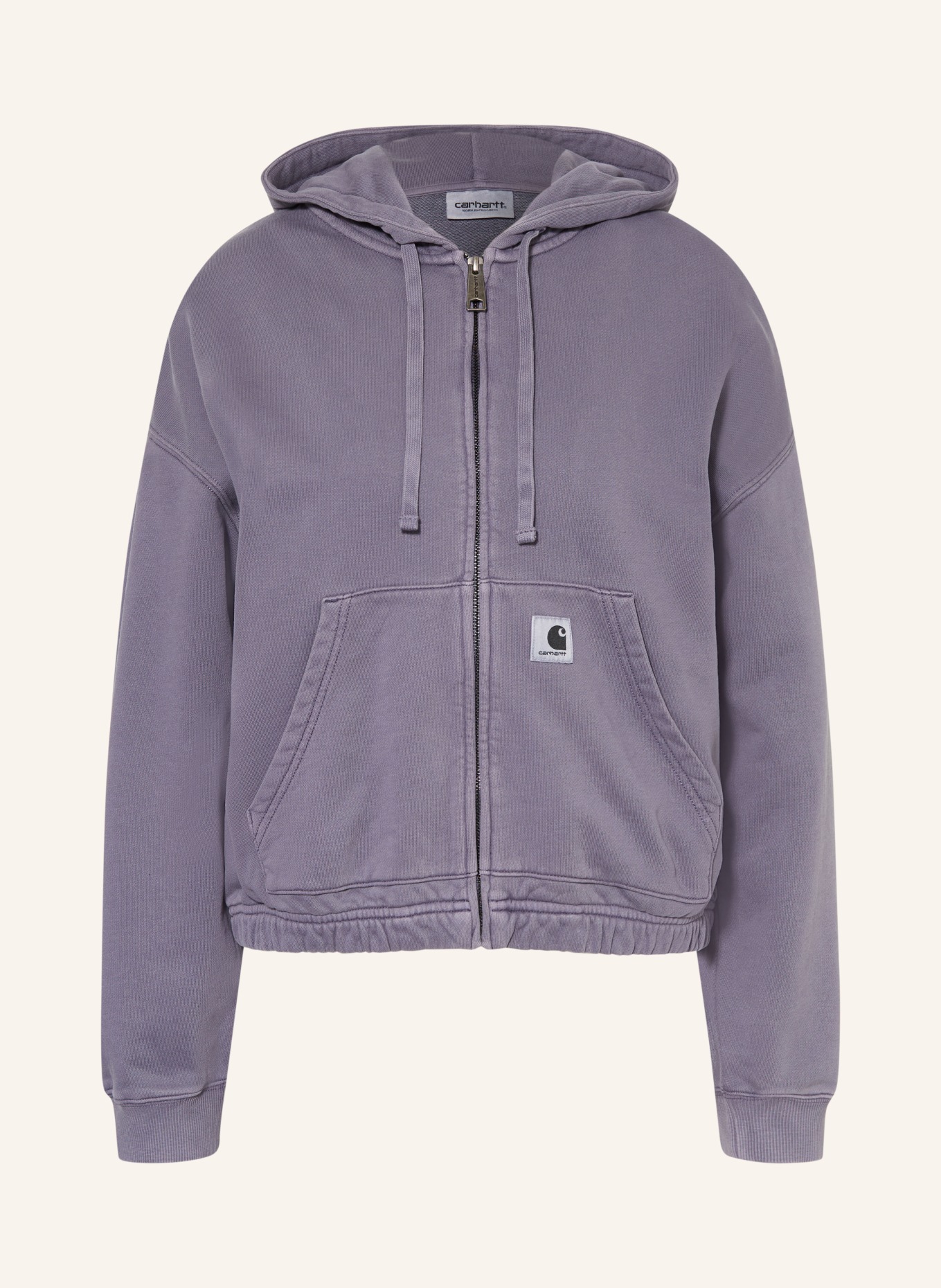 carhartt WIP HOGGARD Zip-up sweatshirt Jacket: DARK PURPLE