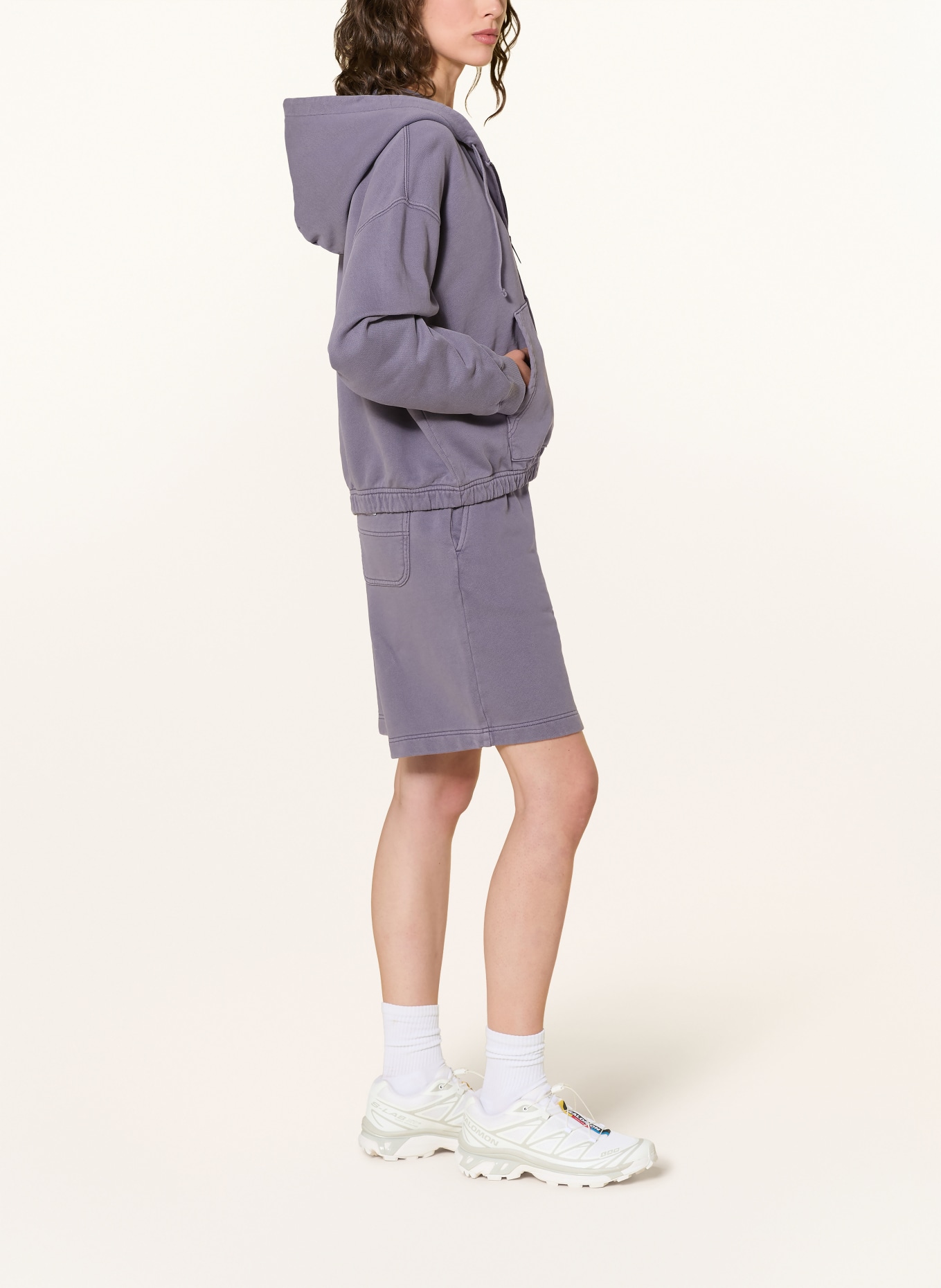 carhartt WIP HOGGARD Zip-up sweatshirt Jacket: DARK PURPLE