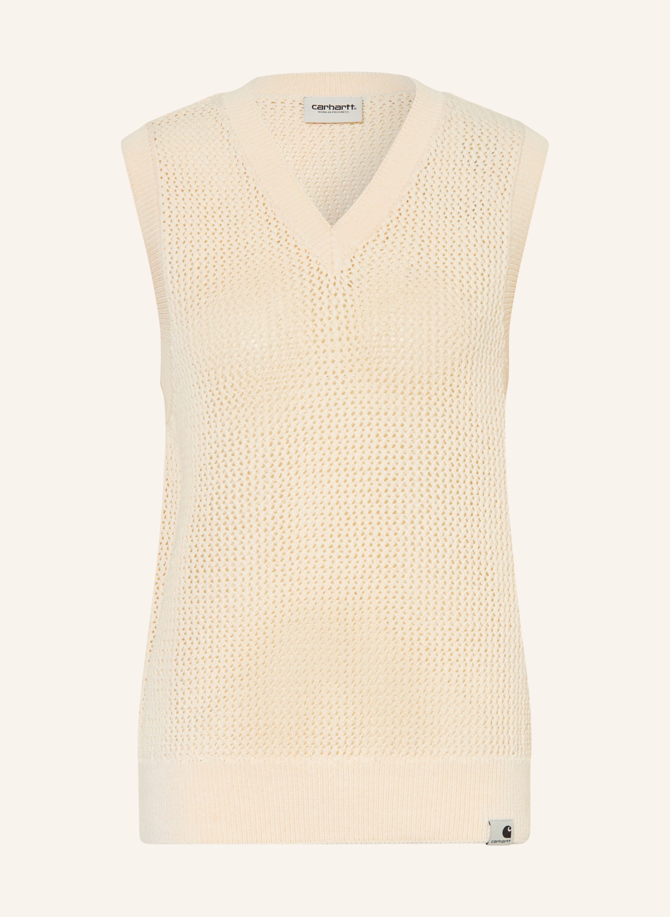 carhartt WIP STOCKTON Knit Top: CREAM