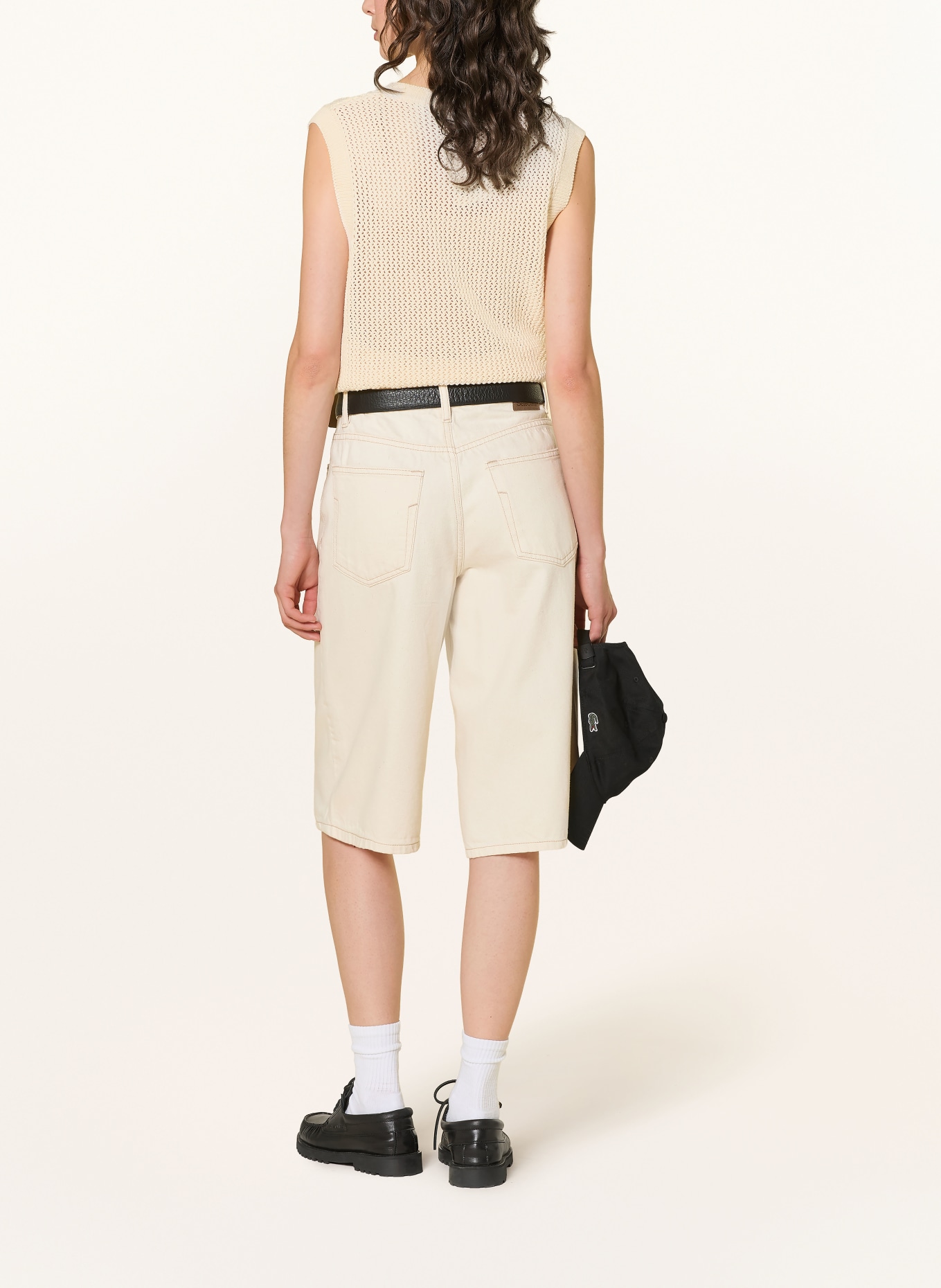 carhartt WIP STOCKTON Knit Top: CREAM
