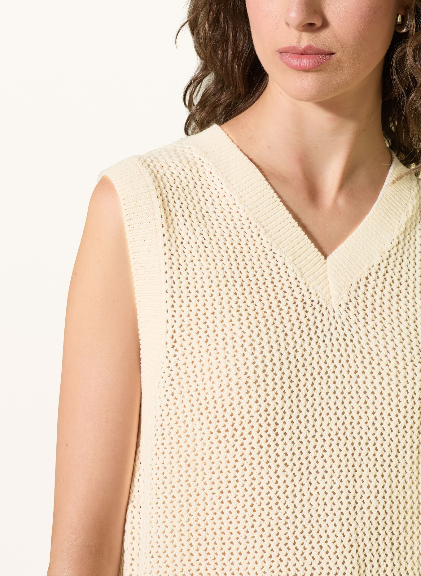carhartt WIP STOCKTON Knit Top: CREAM