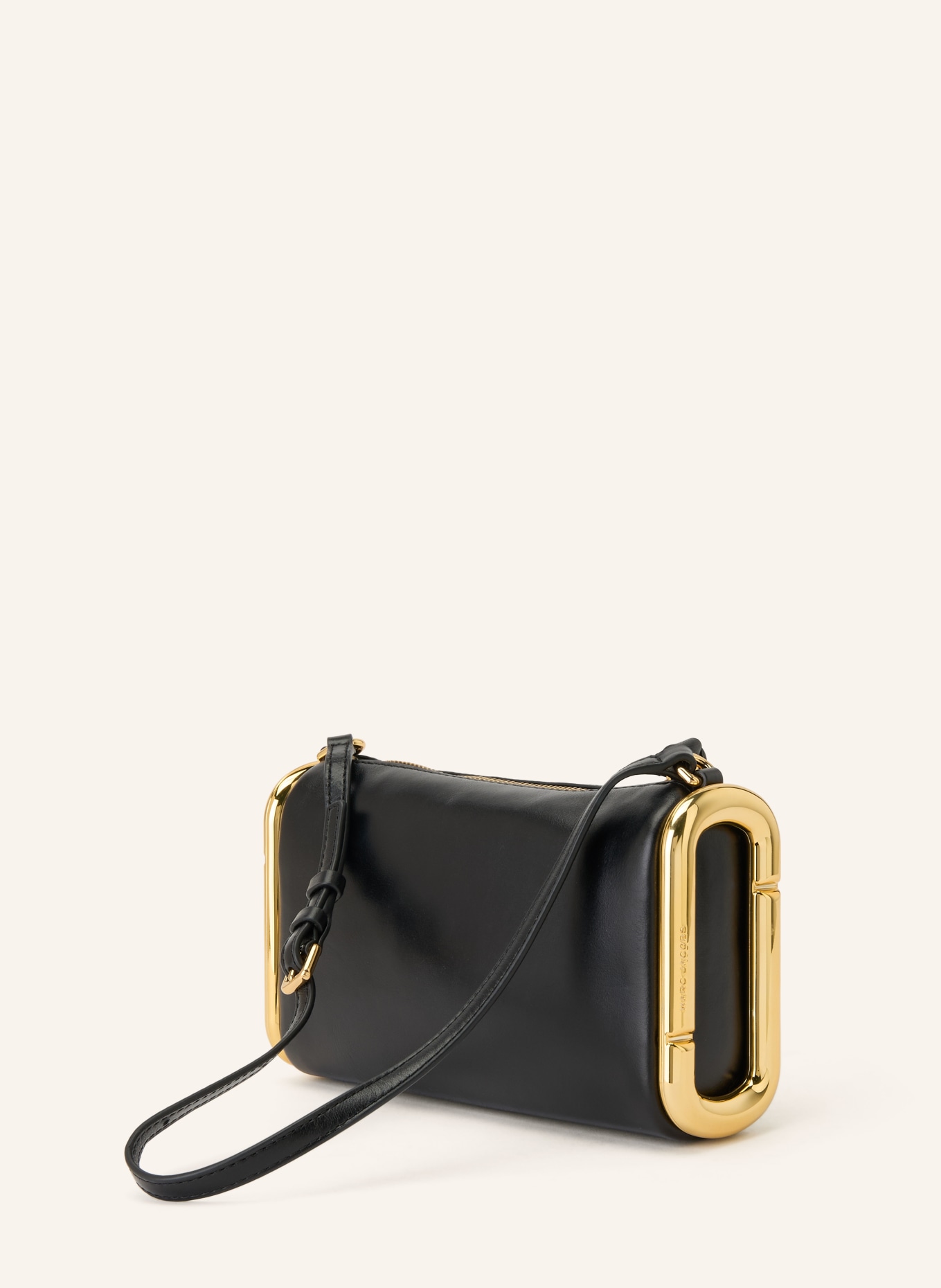 MARC JACOBS Schultertasche THE SCENE SMALL SHOULDER BAG: SCHWARZ / GOLD