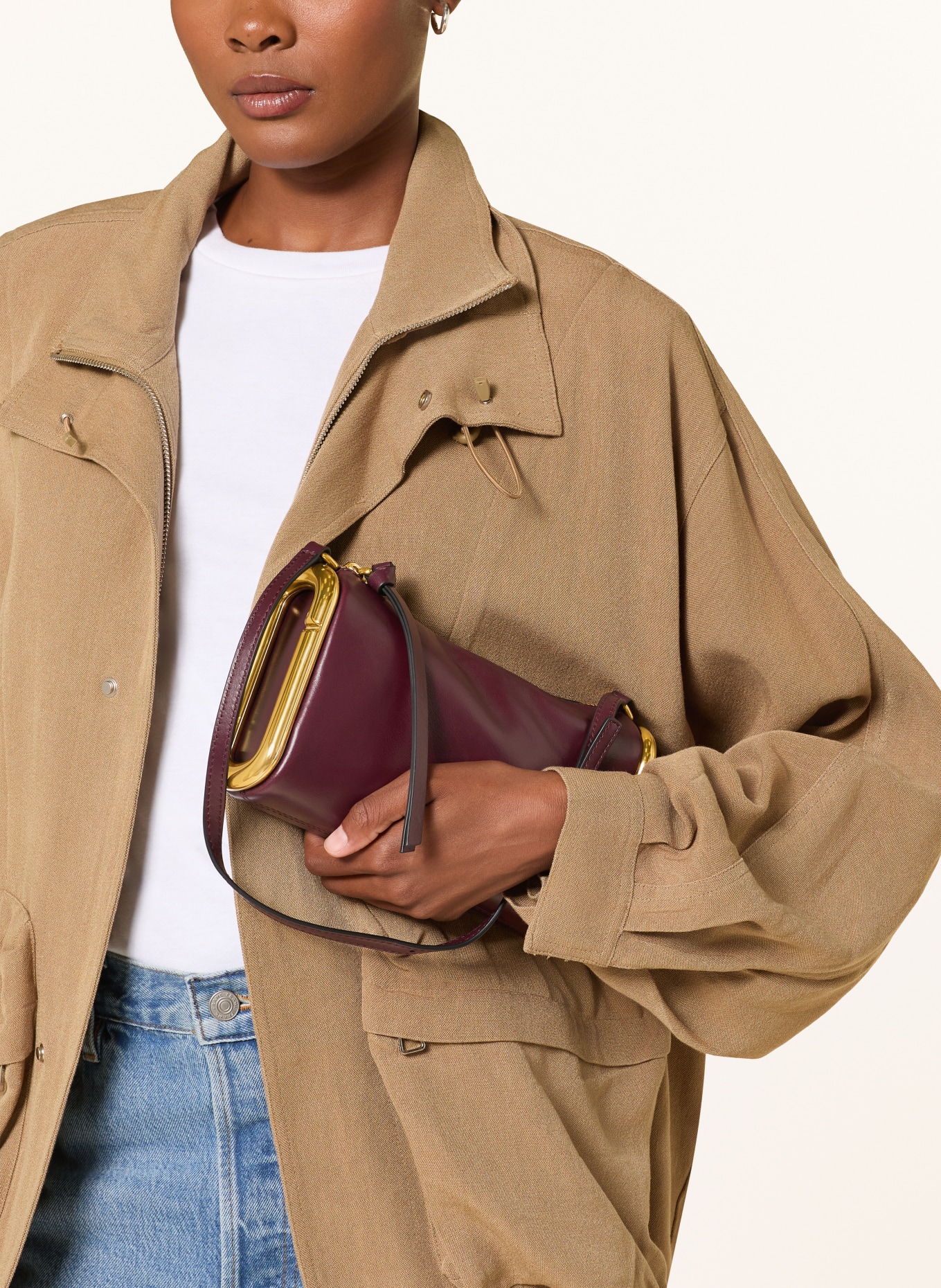 MARC JACOBS Shoulder bag THE SCENE SMALL SHOULDER BAG: DARK PURPLE / GOLD