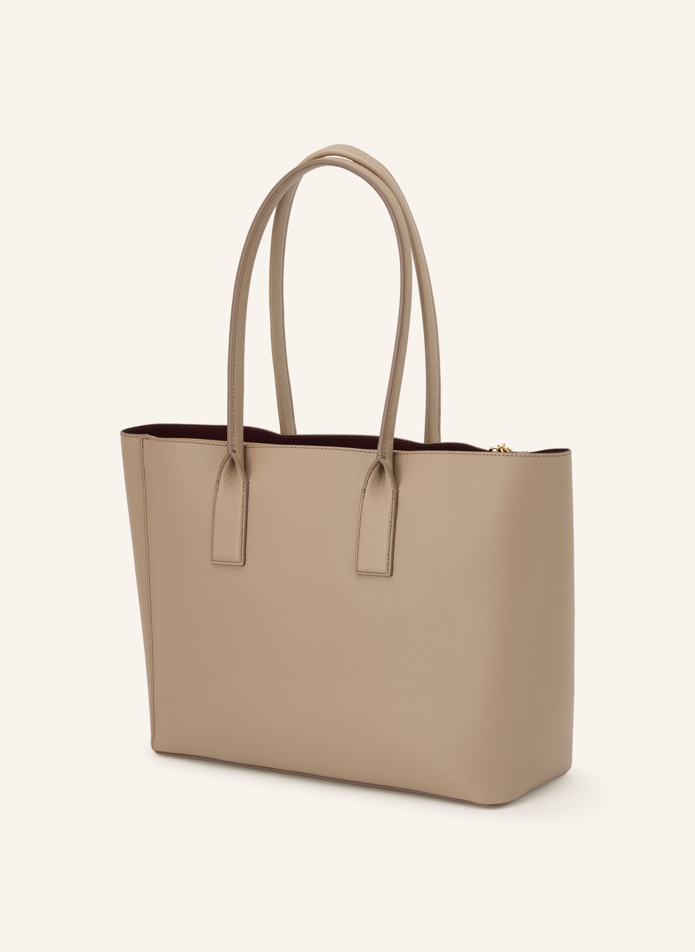 MARC JACOBS Shopper THE WORK TOTE: CREME / GOLD