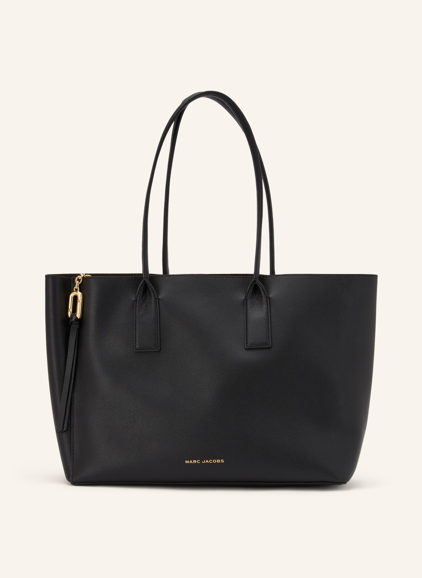 MARC JACOBS Shopper THE WORK TOTE: SCHWARZ