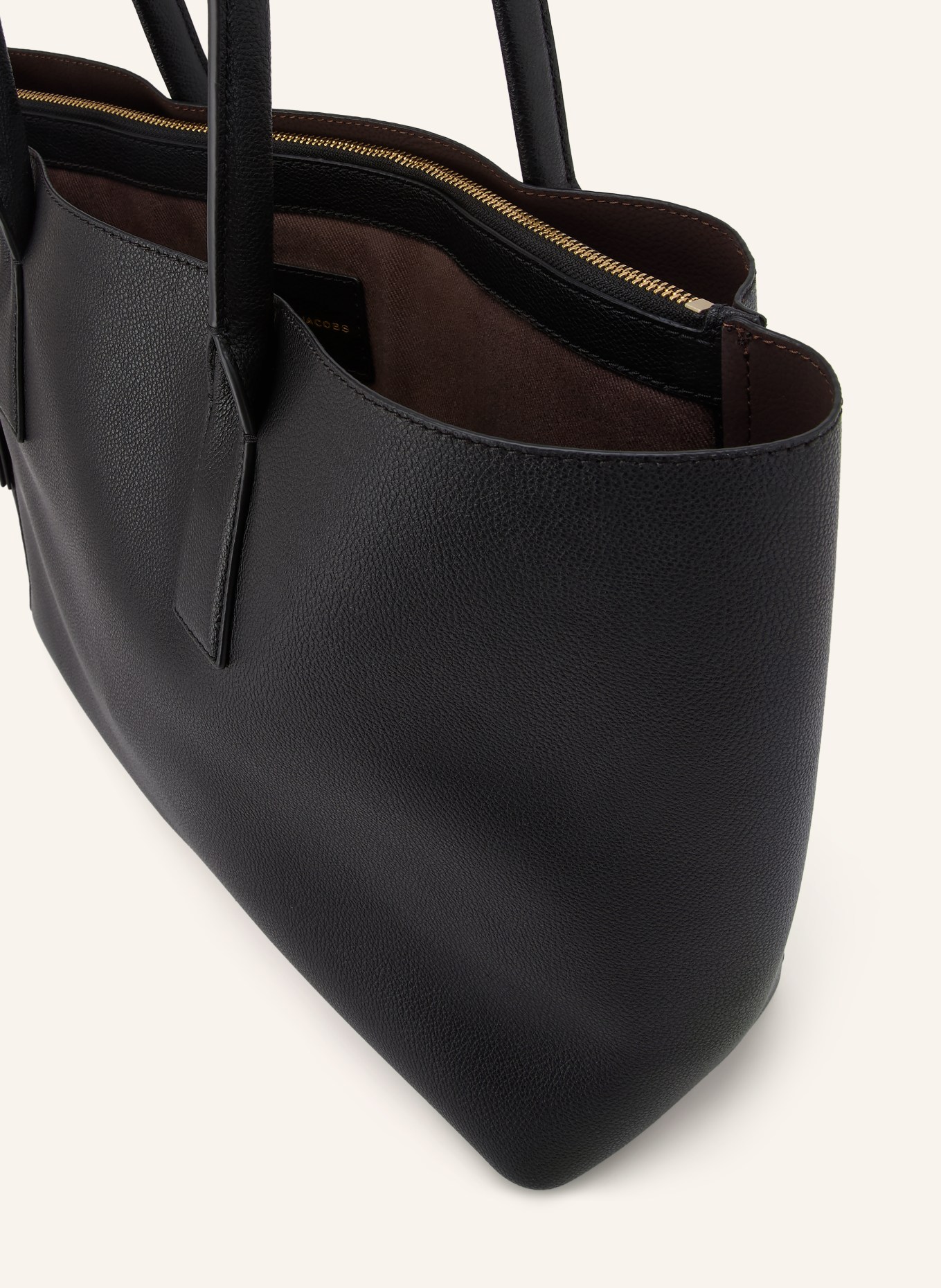 MARC JACOBS Shopper THE WORK TOTE: SCHWARZ