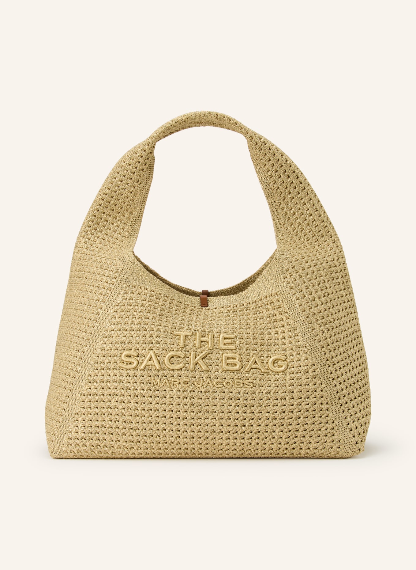MARC JACOBS Bucket bag THE CROCHET SACK BAG: GOLD / DARK YELLOW