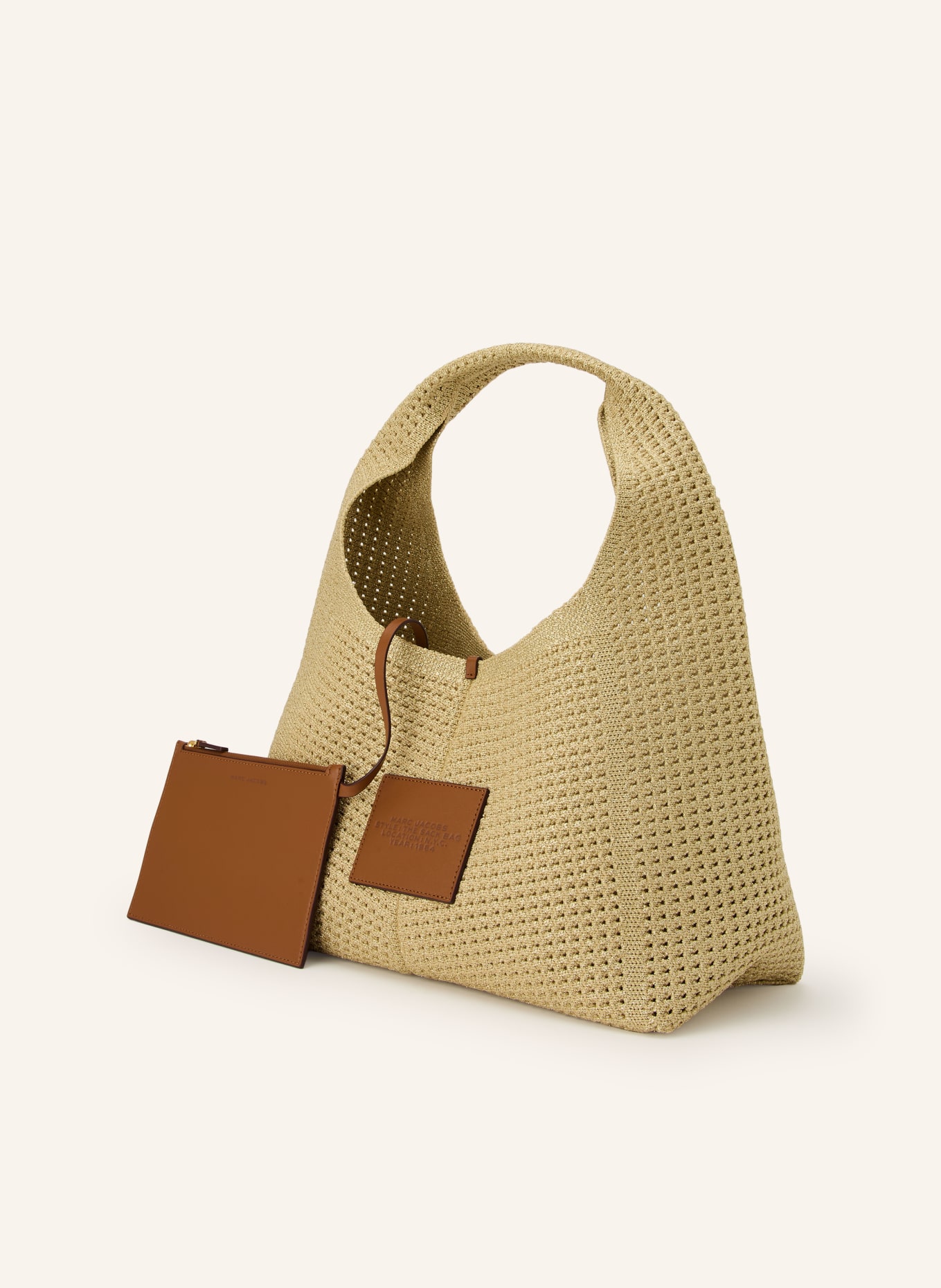 MARC JACOBS Bucket bag THE CROCHET SACK BAG: GOLD / DARK YELLOW