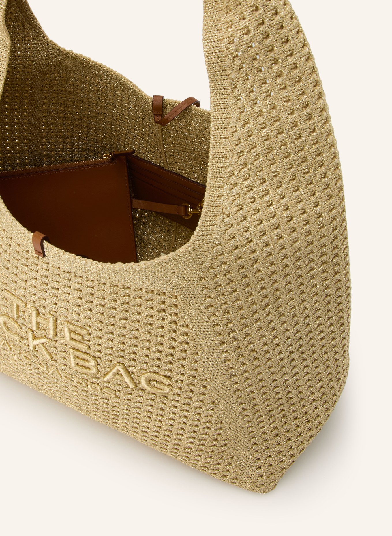 MARC JACOBS Bucket bag THE CROCHET SACK BAG: GOLD / DARK YELLOW