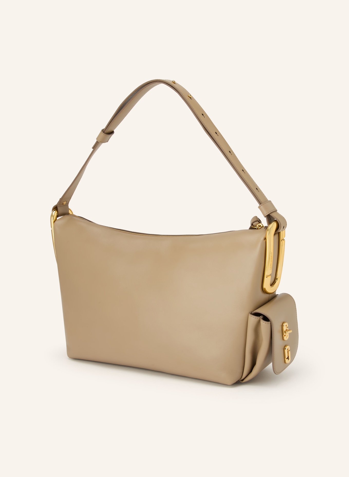 MARC JACOBS Beuteltasche THE SCENE LARGE SHOULDER BAG: TAUPE