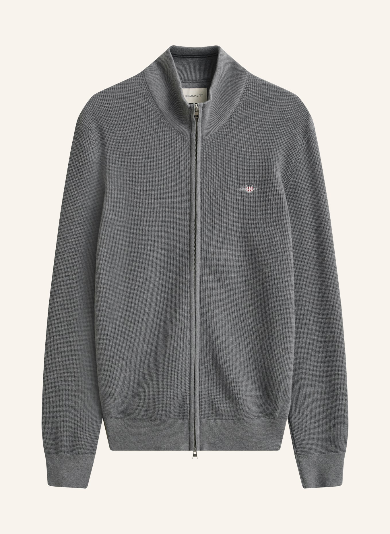 GANT cardigan: GRIS FONCÉ