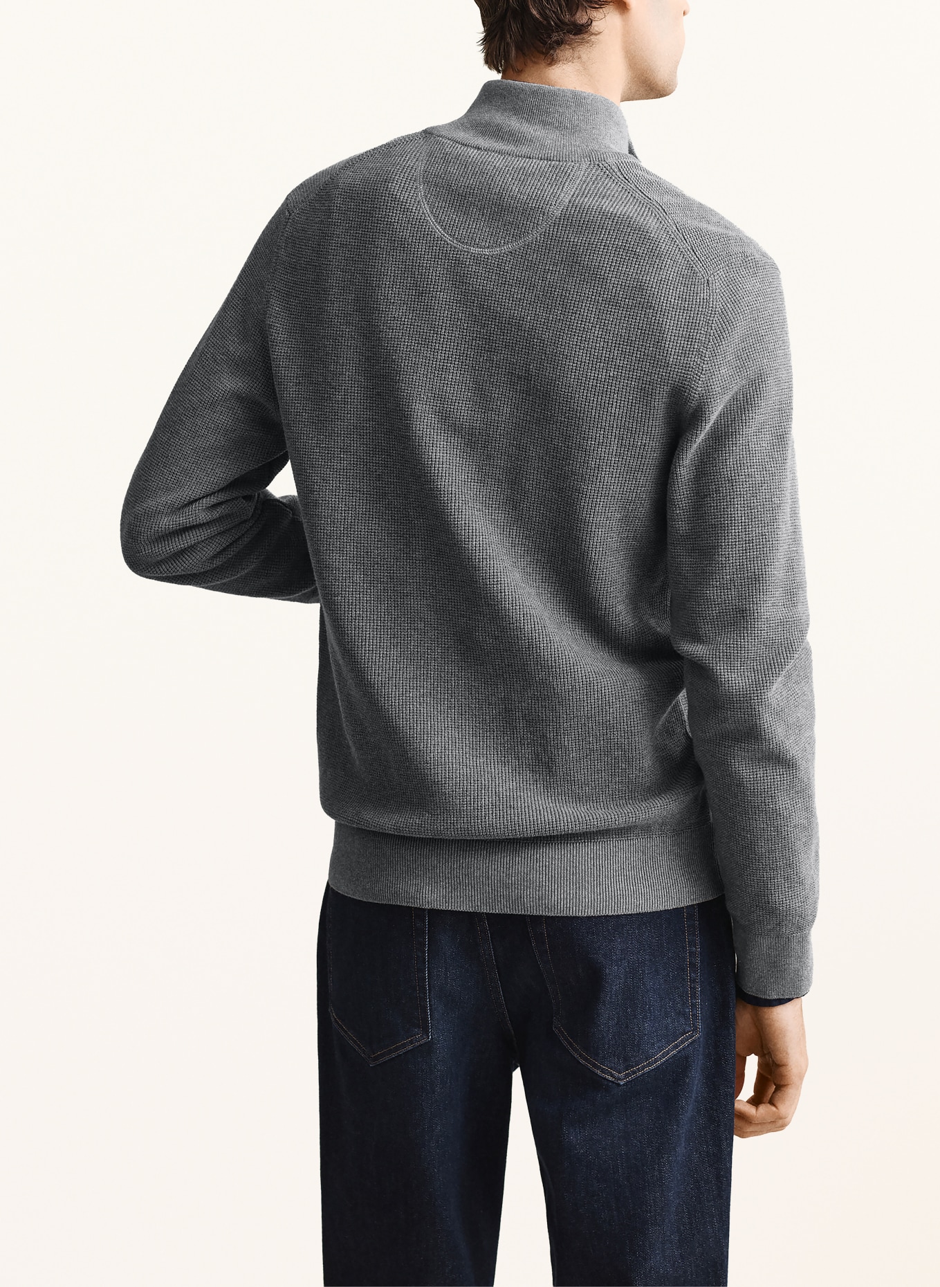 GANT cardigan: GRIS FONCÉ