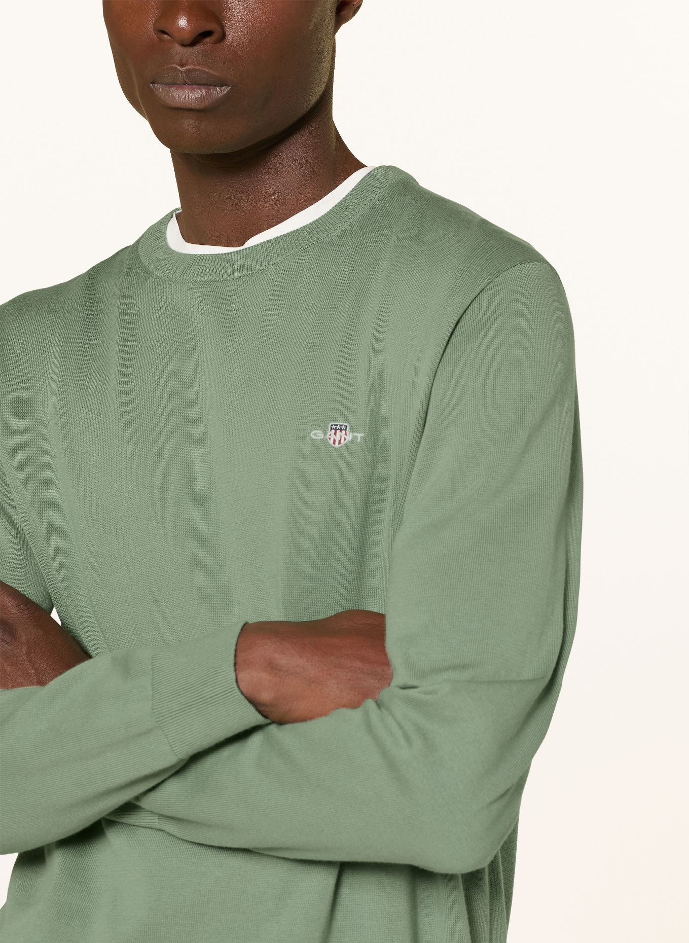 GANT sweater: LIGHT GREEN