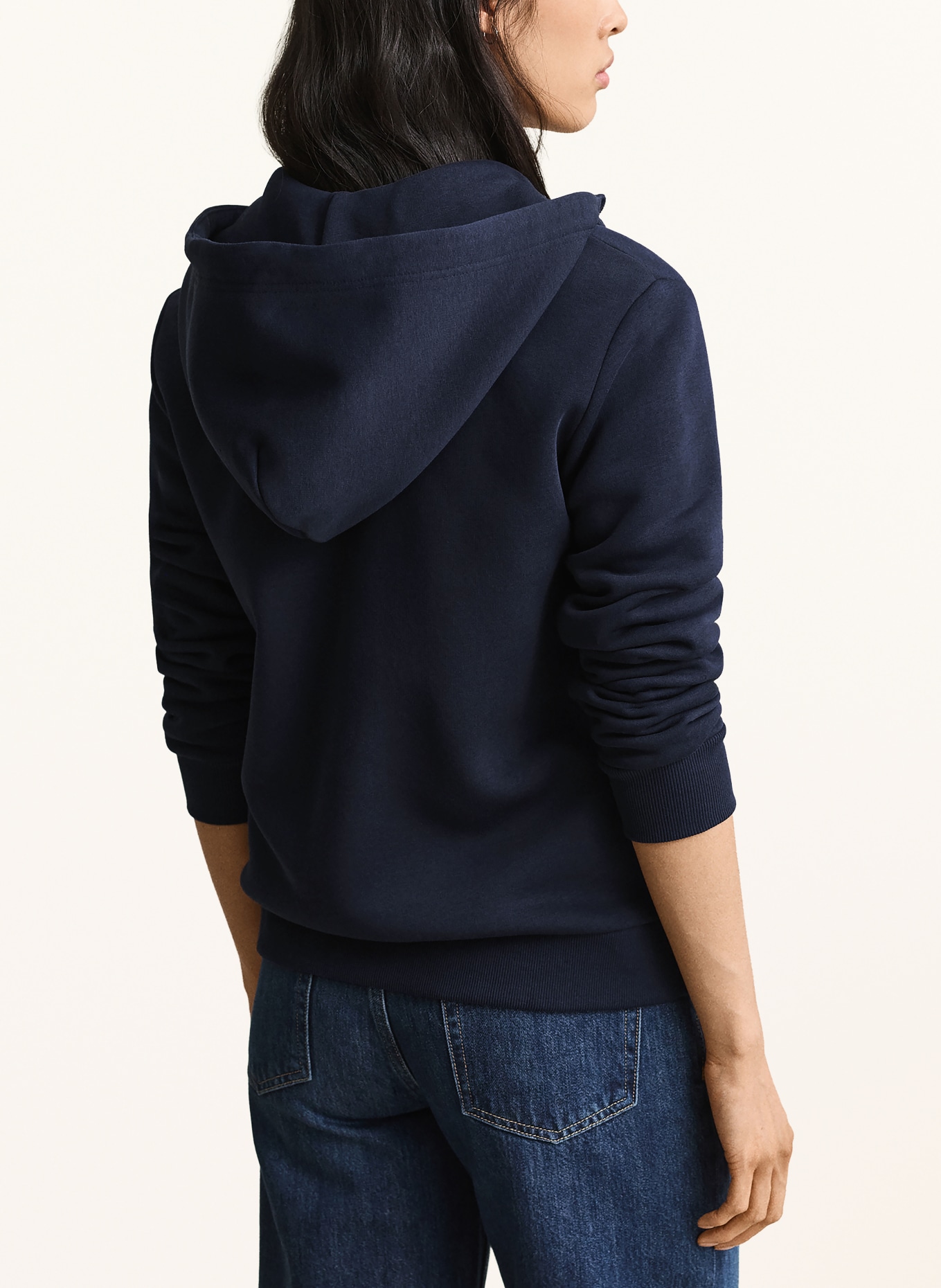 GANT Zip-up sweatshirt: DARK BLUE